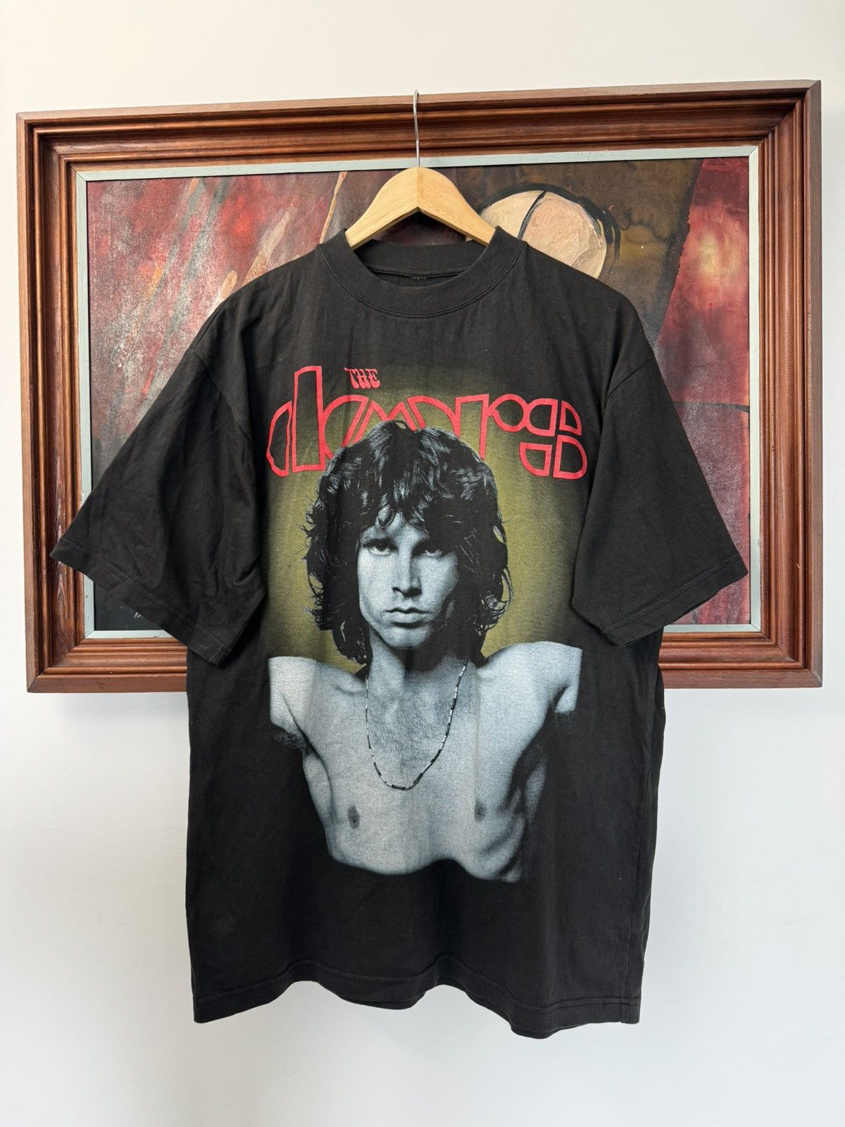 Band Tees 90s Jim Morrison The Doors Vintage Band Tee Light My Fire Size US L / EU 52-54 / 3 - 1 Thumbnail
