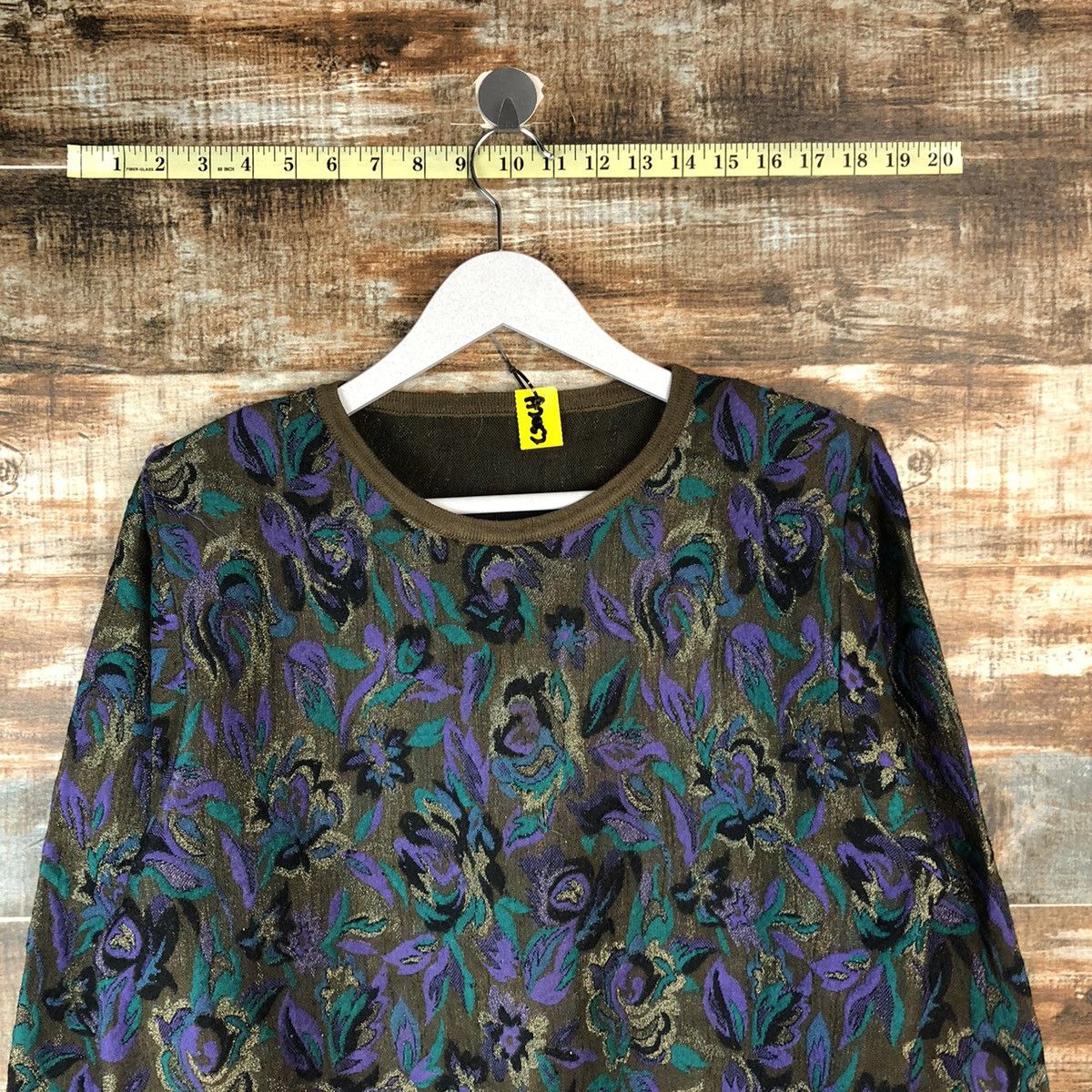 Japanese Brand Japan vintage art Purple Knitwear #A2051 Size S / US 4 / IT 40 - 5 Thumbnail