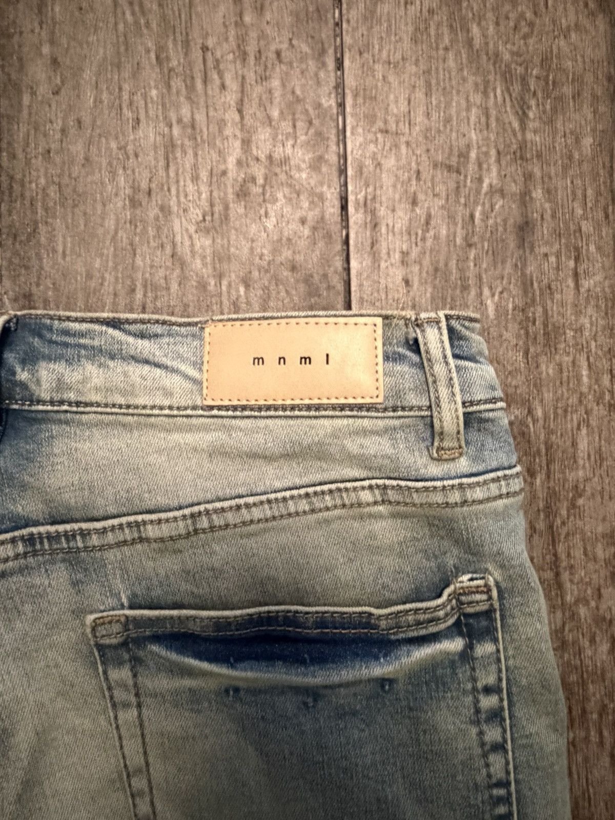 MNML Mnml X721 Dusted Skinny Denim Size US 33 - 8 Thumbnail
