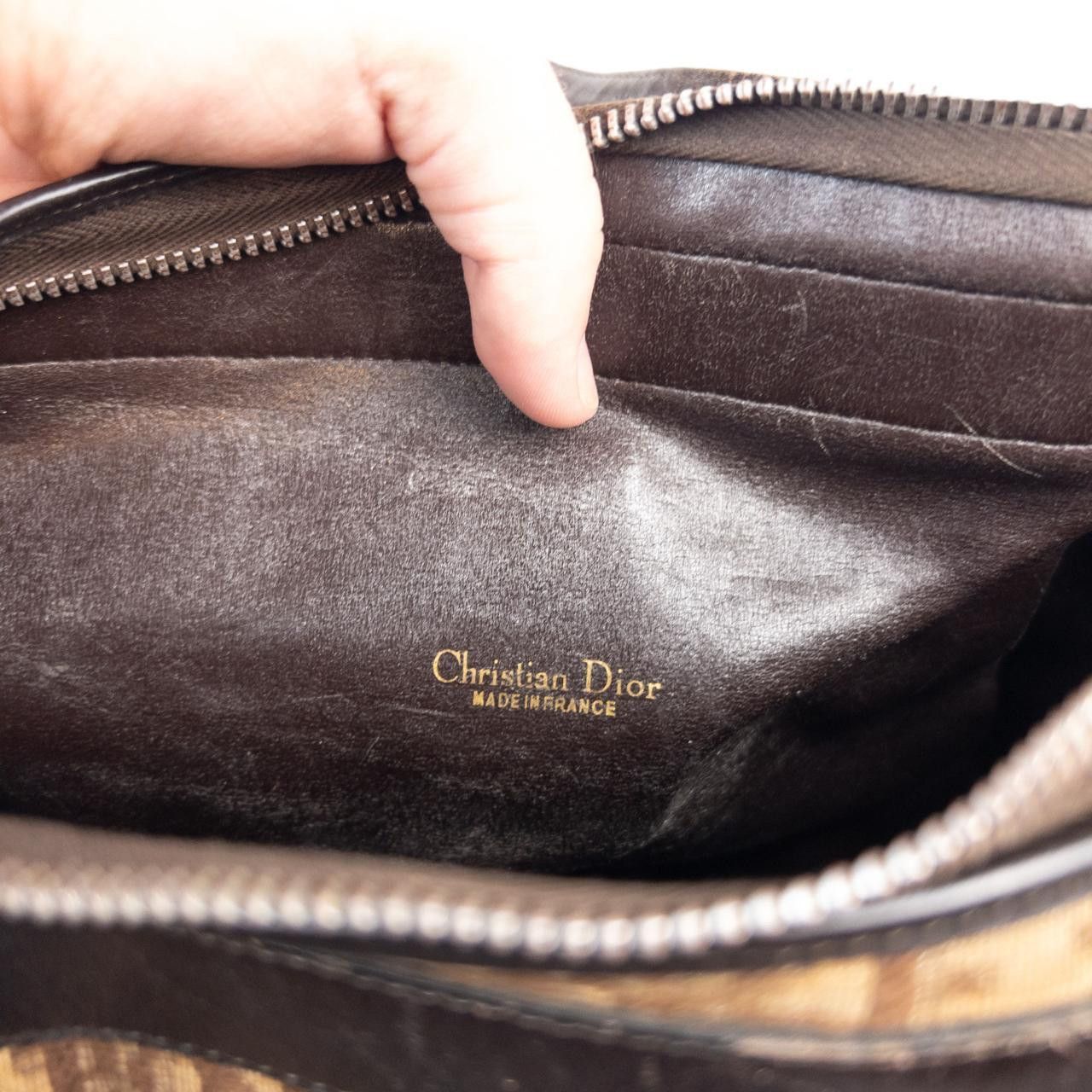 Dior Vintage Dior Monogram Shoulder Bag Size ONE SIZE - 4 Thumbnail