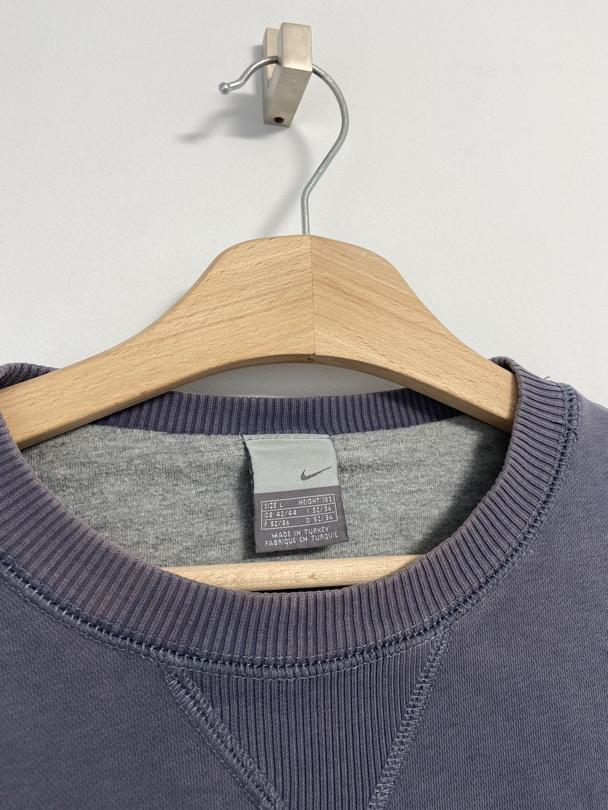 Vintage Nike Vintage Sweatshirt Swoosh Size US L / EU 52-54 / 3 - 5 Thumbnail