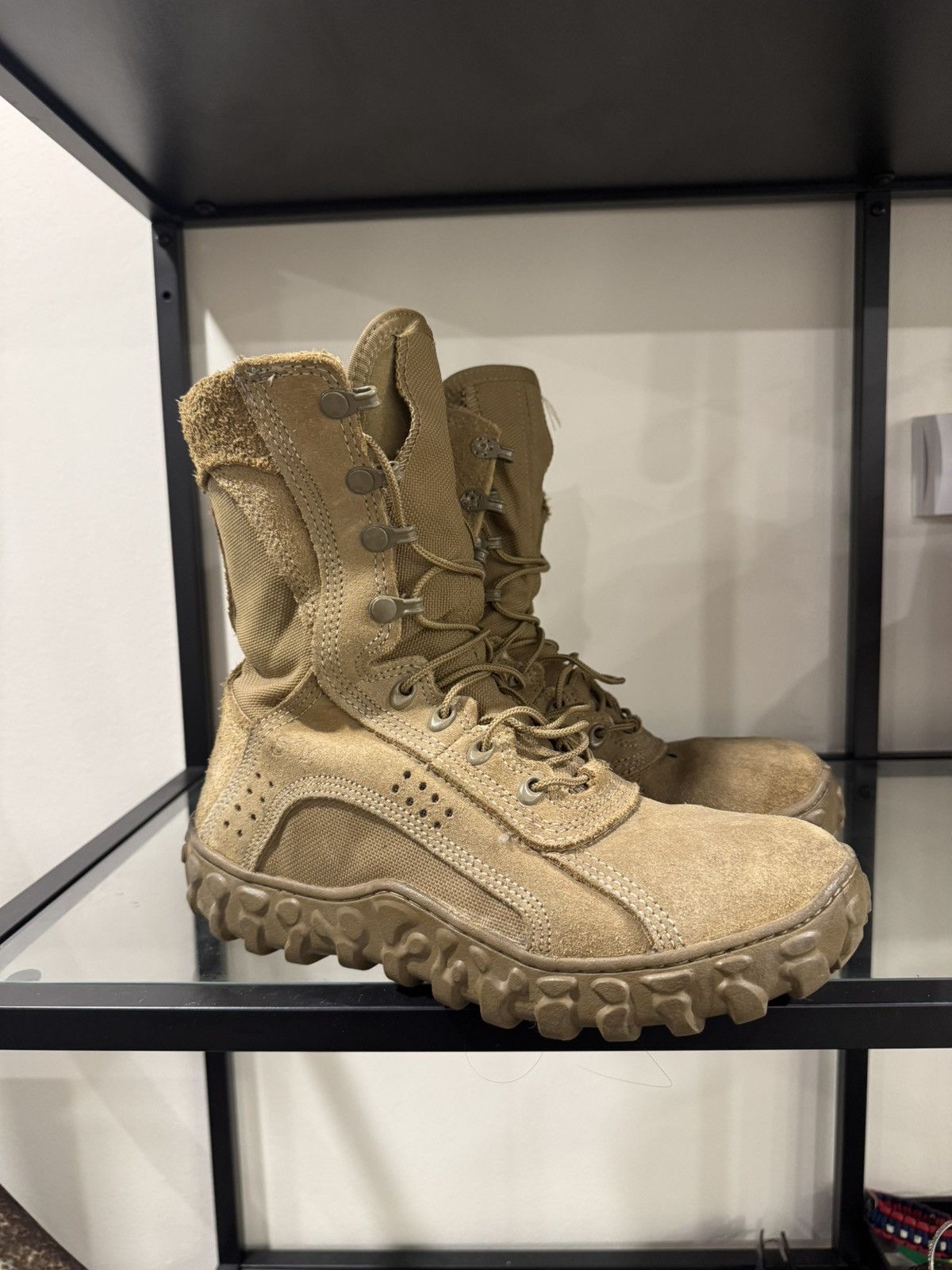 Vibram Military Desert Combat Boots Special Ops Coyote Vibram Sole Size US 8 / EU 41 - 2 Thumbnail