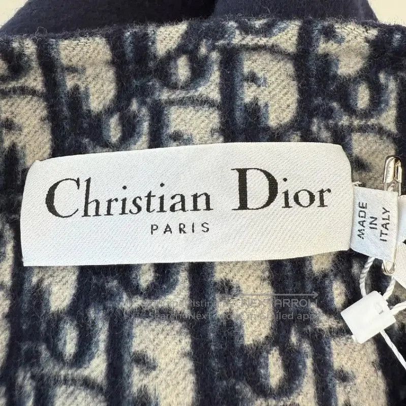 Dior Dior Women's Wool Coat in Navy Blue . Size M / US 6-8 / IT 42-44 - 3 Thumbnail