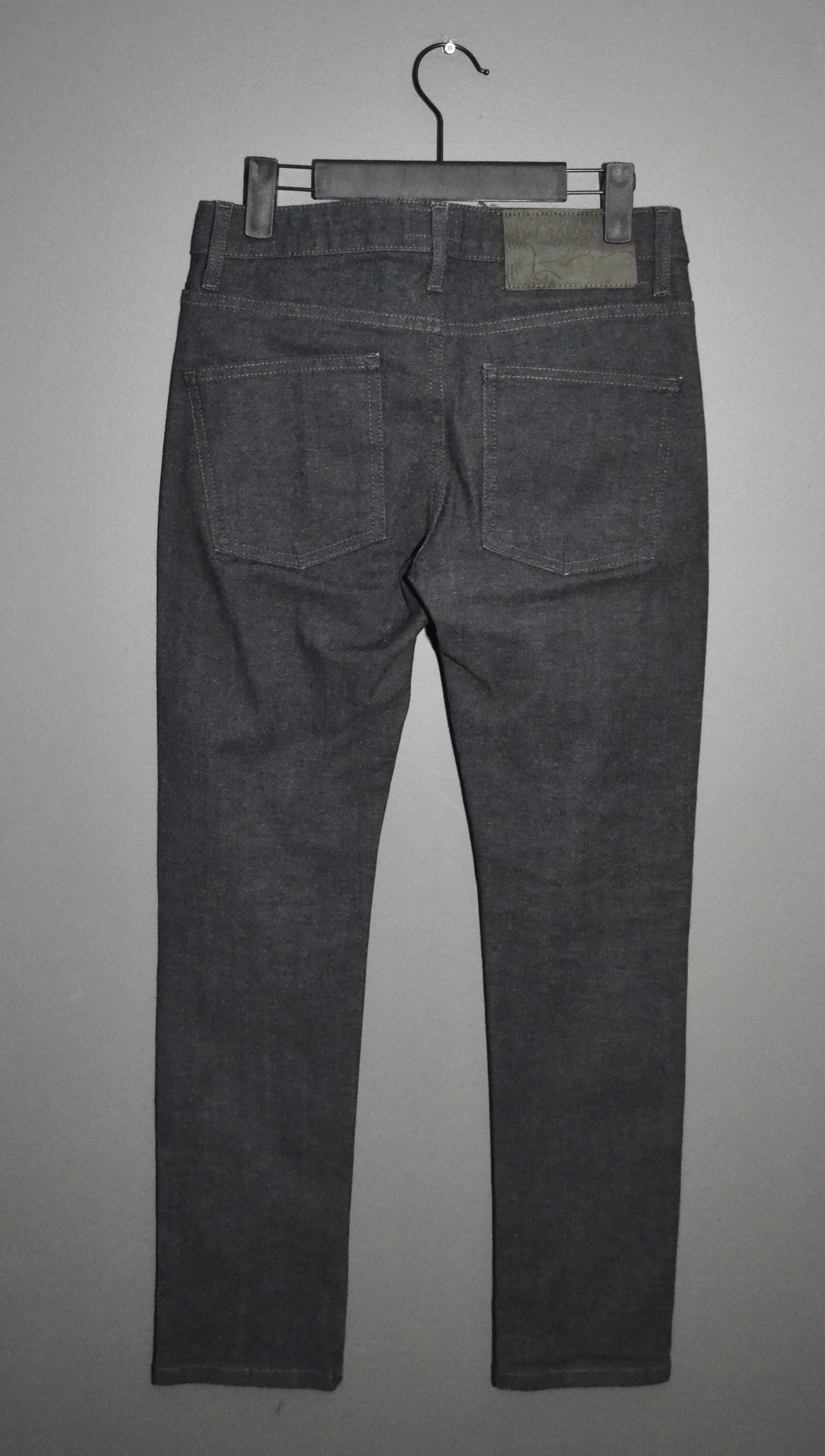 Naked & Famous Naked & Famous Charcoal Stretch Gray 29 Skinny Guy Jeans Size US 29 - 3 Thumbnail
