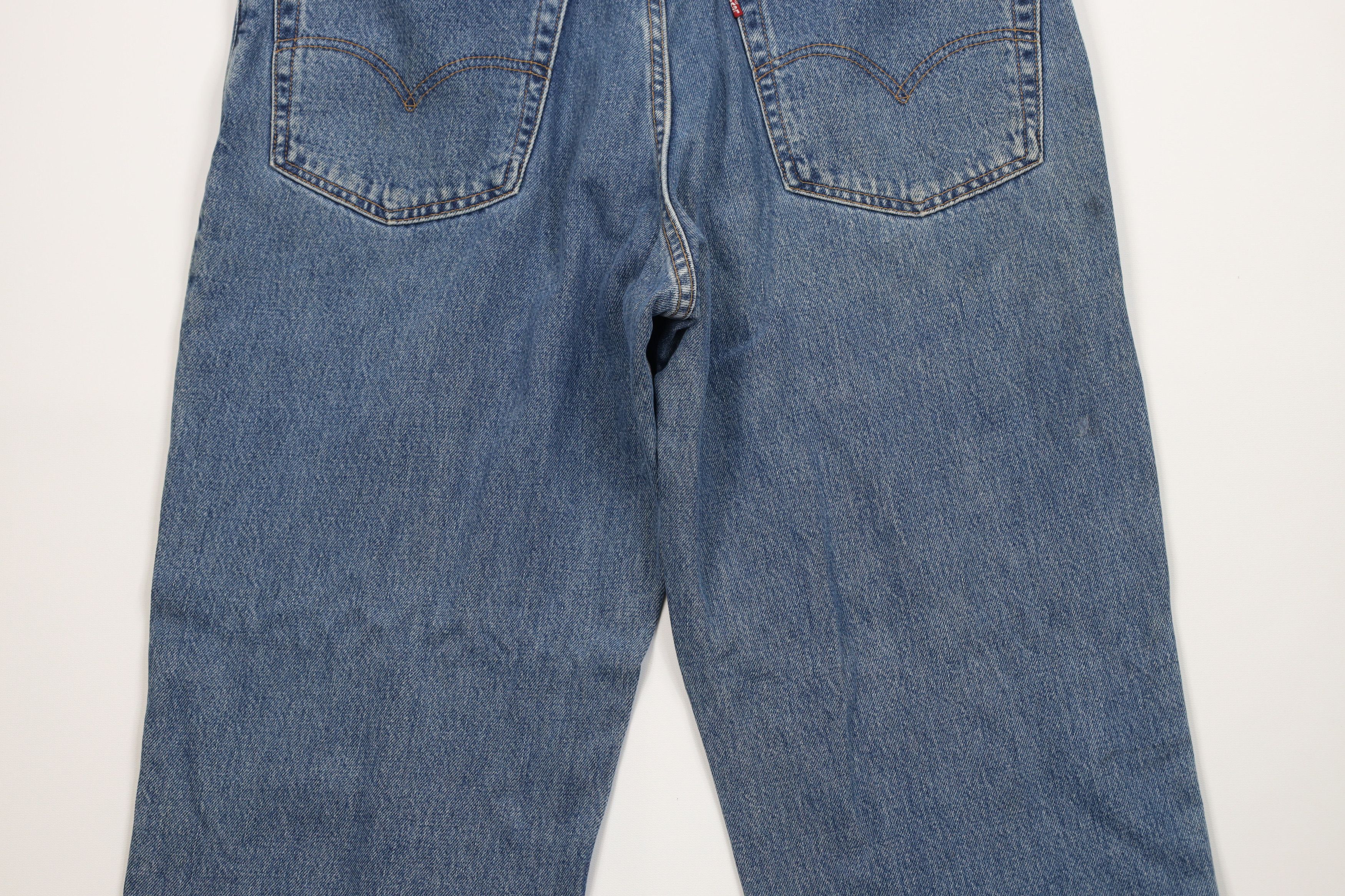 Levi's Vintage Y2K 2002 Levis 550 Relaxed Fit Denim Jeans Blue USA Size US 38 / EU 54 - 13 Thumbnail