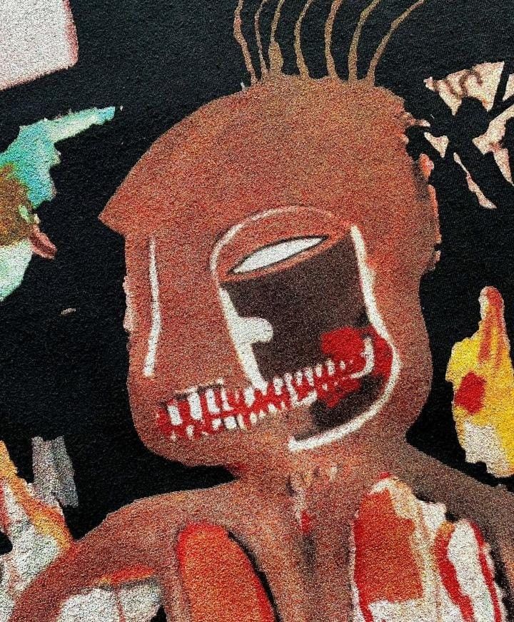 American Edition Super rare item Jean Michel Basquiat The thinker XXL Size US XXL / EU 58 / 5 - 2 Thumbnail