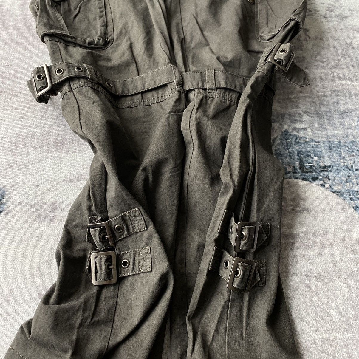 If Six Was Nine × Japanese Brand × Le Grande Bleu (L.G.B.) Semantic Design Bondage Cargo Pants Size US 32 / EU 48 - 11 Thumbnail