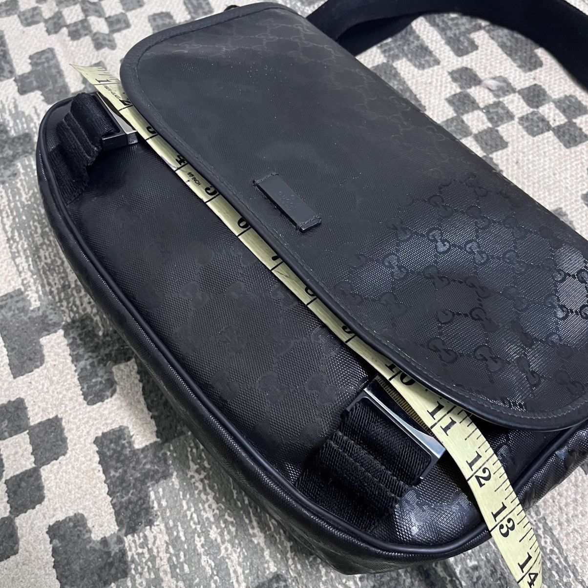 Gucci Gucci Messenger GG Supreme Lona Bandolera Hombre Black Size ONE SIZE - 12 Thumbnail