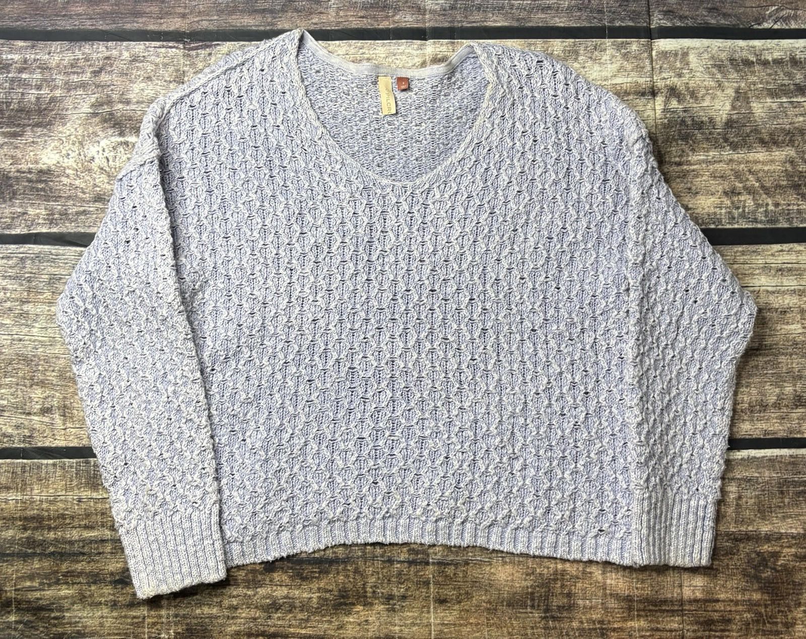Anthropologie Anthropologie Pilcro Sweater Women's Small Chunky Lavender Size S / US 4 / IT 40 - 1 Thumbnail