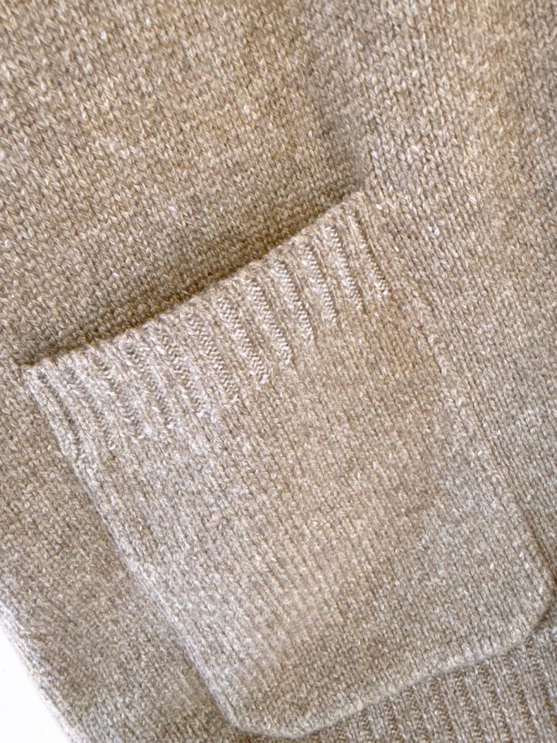 Loro Piana LORO PIANA Holiday Series Moss Green Goat Cashmere Knitted Size S / US 4 / IT 40 - 6 Thumbnail