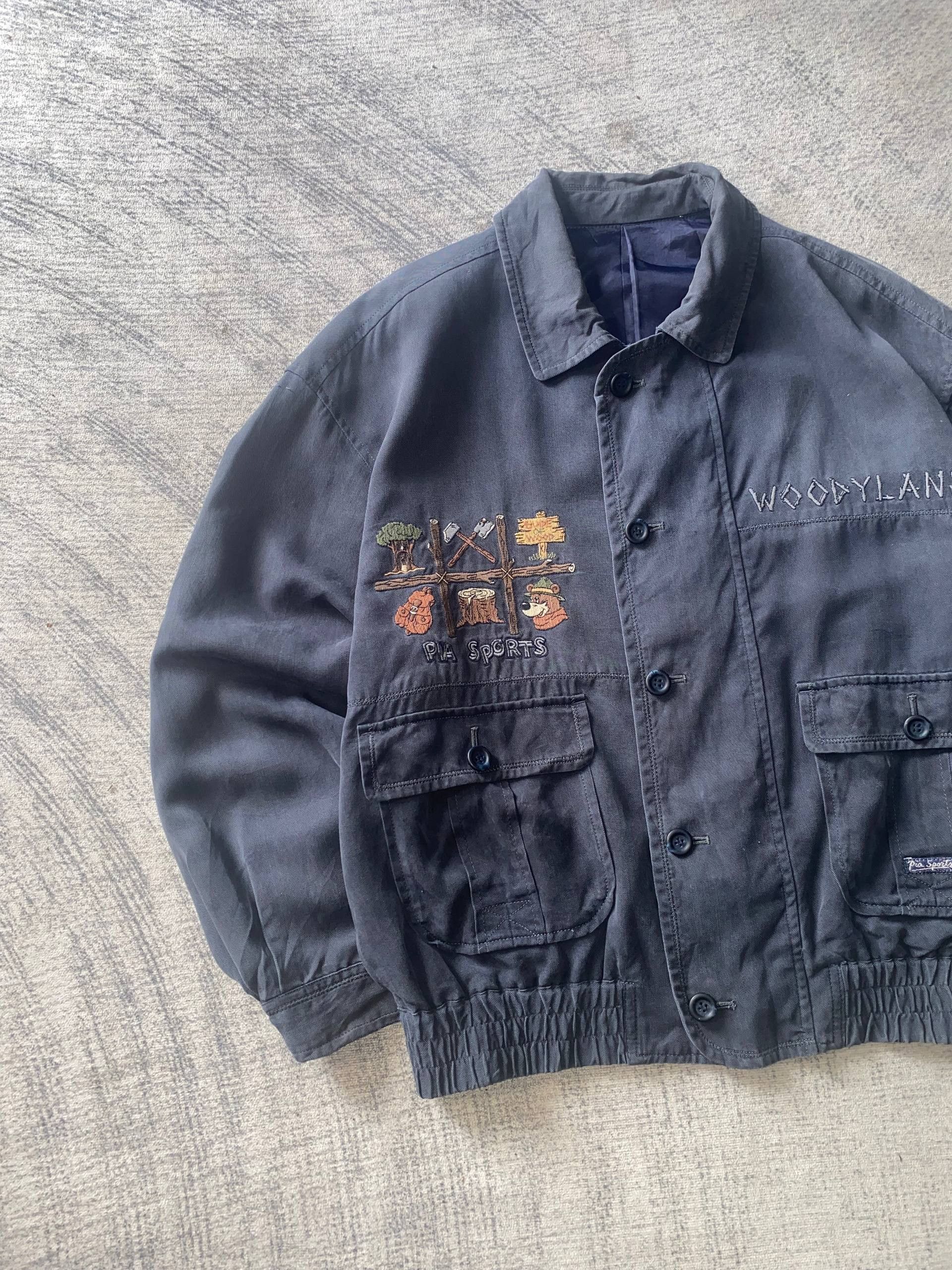 Gear for Sports Vintage Pia Sports Woodyland Boxy Bomber Jacket Size US M / EU 48-50 / 2 - 3 Thumbnail