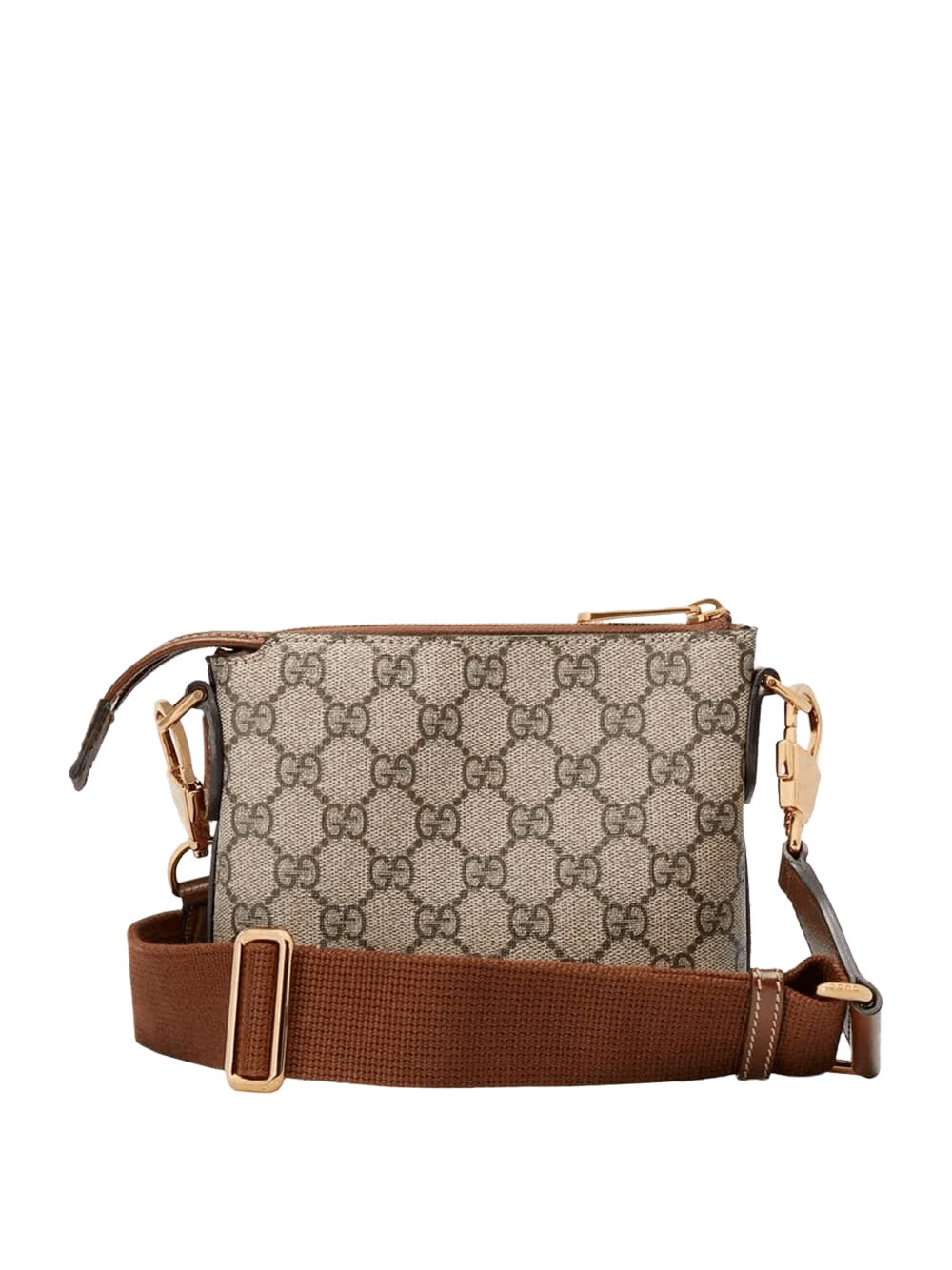 Gucci GUCCI Interlocking G Beige Ebony GG Shoulder Bag Size ONE SIZE - 2 Thumbnail