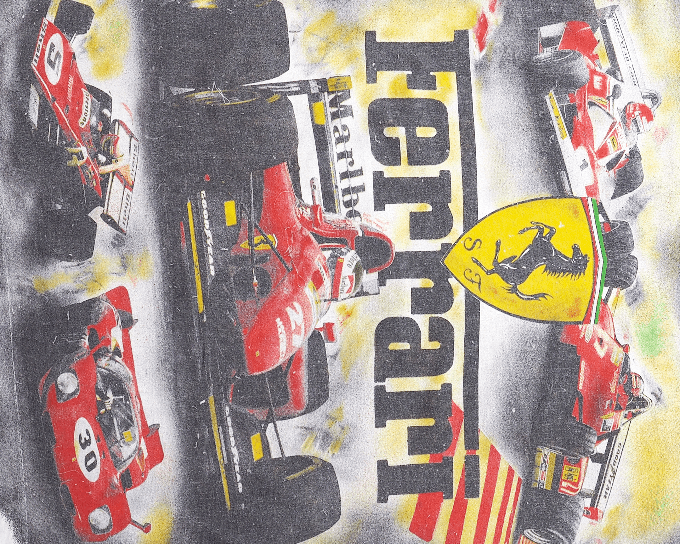 Vintage Vintage 1990s Michael Schumacher Ferrari Shirt L Size US L / EU 52-54 / 3 - 2 Thumbnail