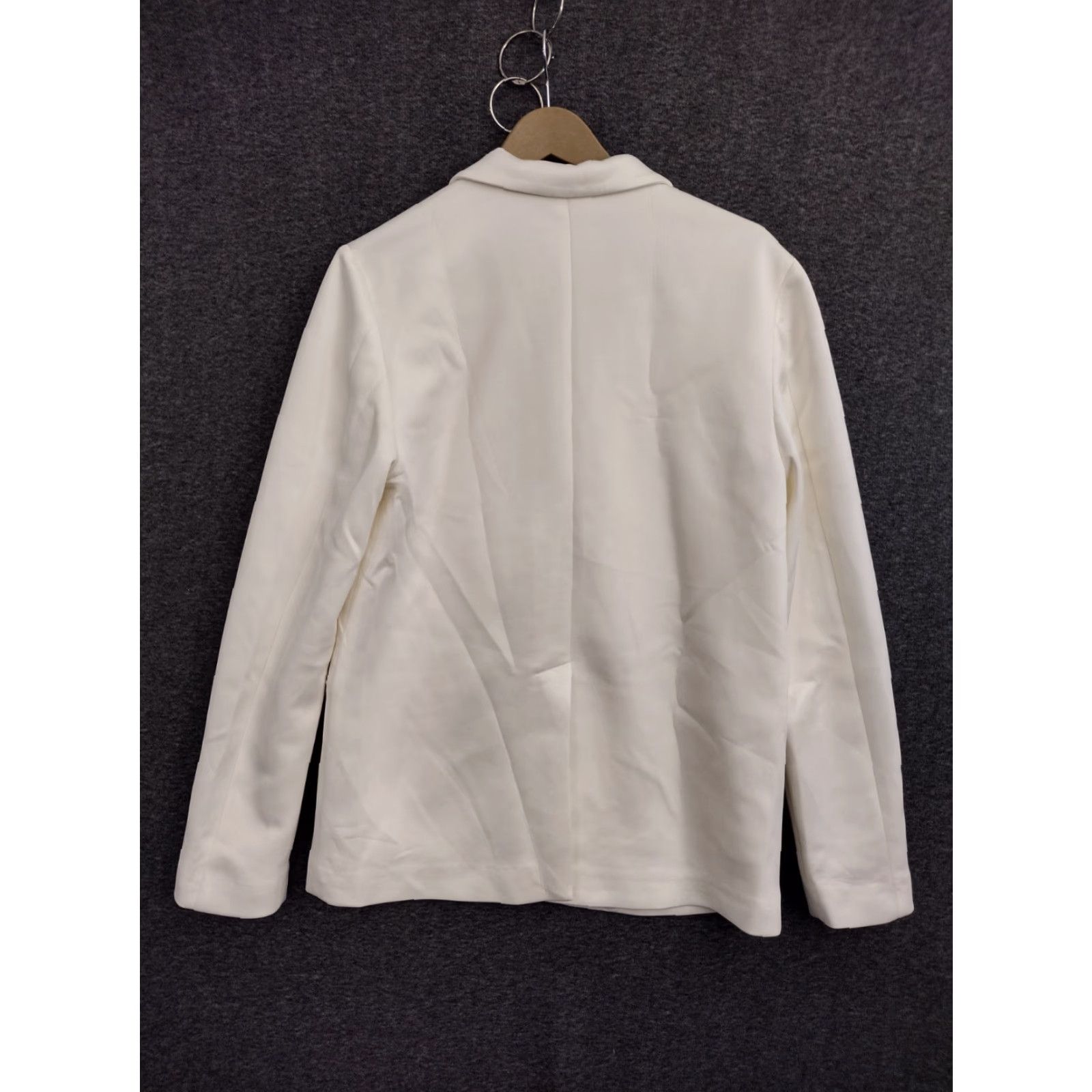 Vintage Stylus X LaDarius Campbell Lightweight Jacket Blazer Casual Ivory Mens S/M Size 36R - 2 Thumbnail