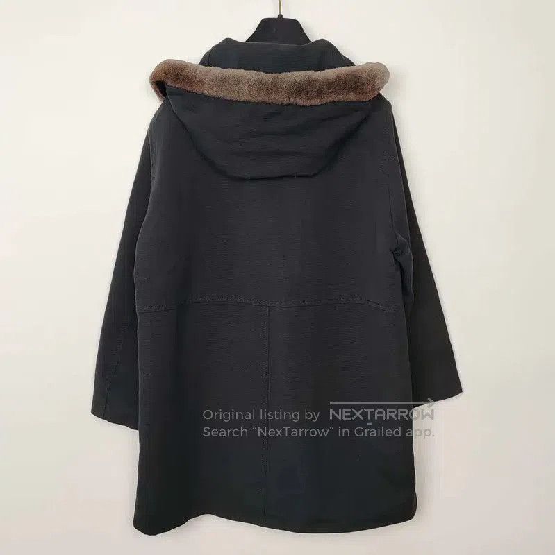 Max Mara MaxMara Black Cotton Women's Coat . Size L / US 10 / IT 46 - 2 Thumbnail
