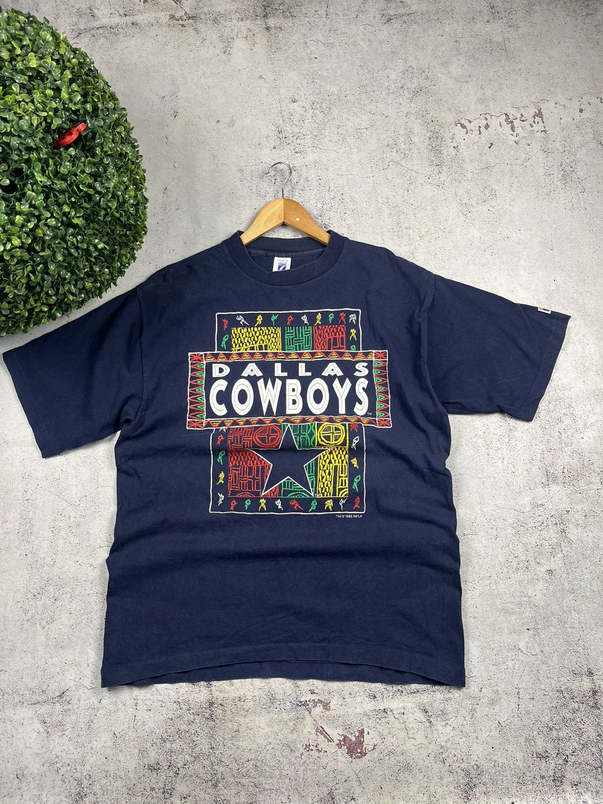 Merc Vintage 1993 Dallas Cowboys NFL Conference Champs Shirt USA Size US XL / EU 56 / 4 - 1 Thumbnail