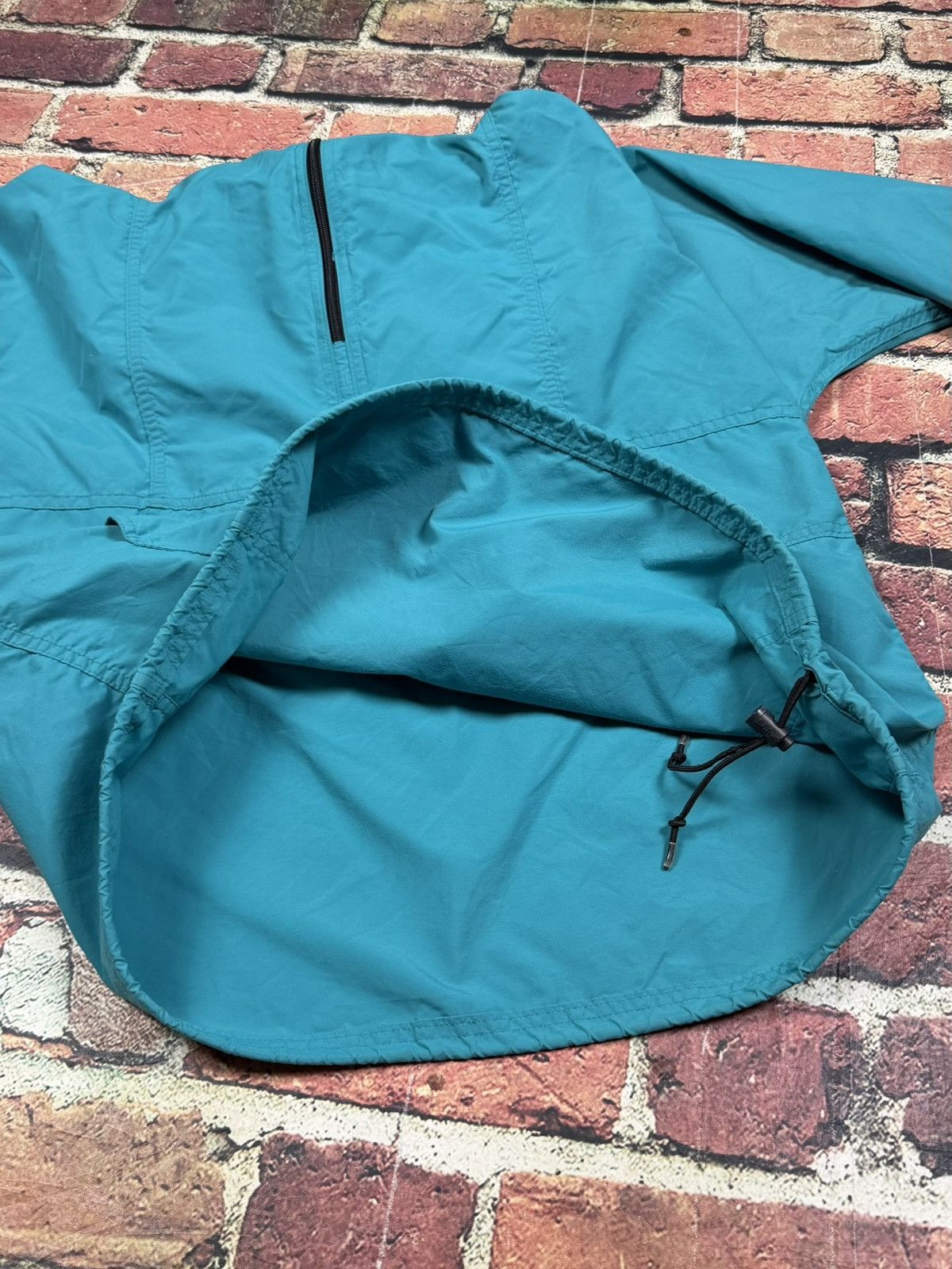 L.L. Bean Vintage 90s LL Bean Teal Nylon Anorak Windbreaker USA 2260 Size L / US 10 / IT 46 - 10 Thumbnail