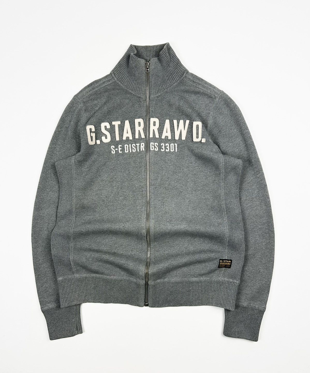 Diesel × G-Star × Polo Ralph Lauren avant-garde G-star raw knit sweater embroidered logo Size US L / EU 52-54 / 3 - 2 Thumbnail
