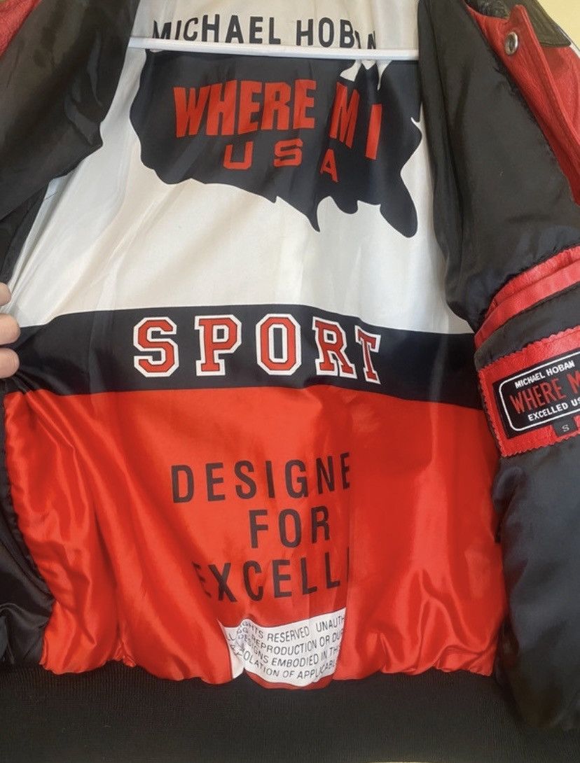 Michael Hoban Michael Hoban Where Mi | Rare | Vintage | Leather Jacket | S Size US S / EU 44-46 / 1 - 10 Thumbnail