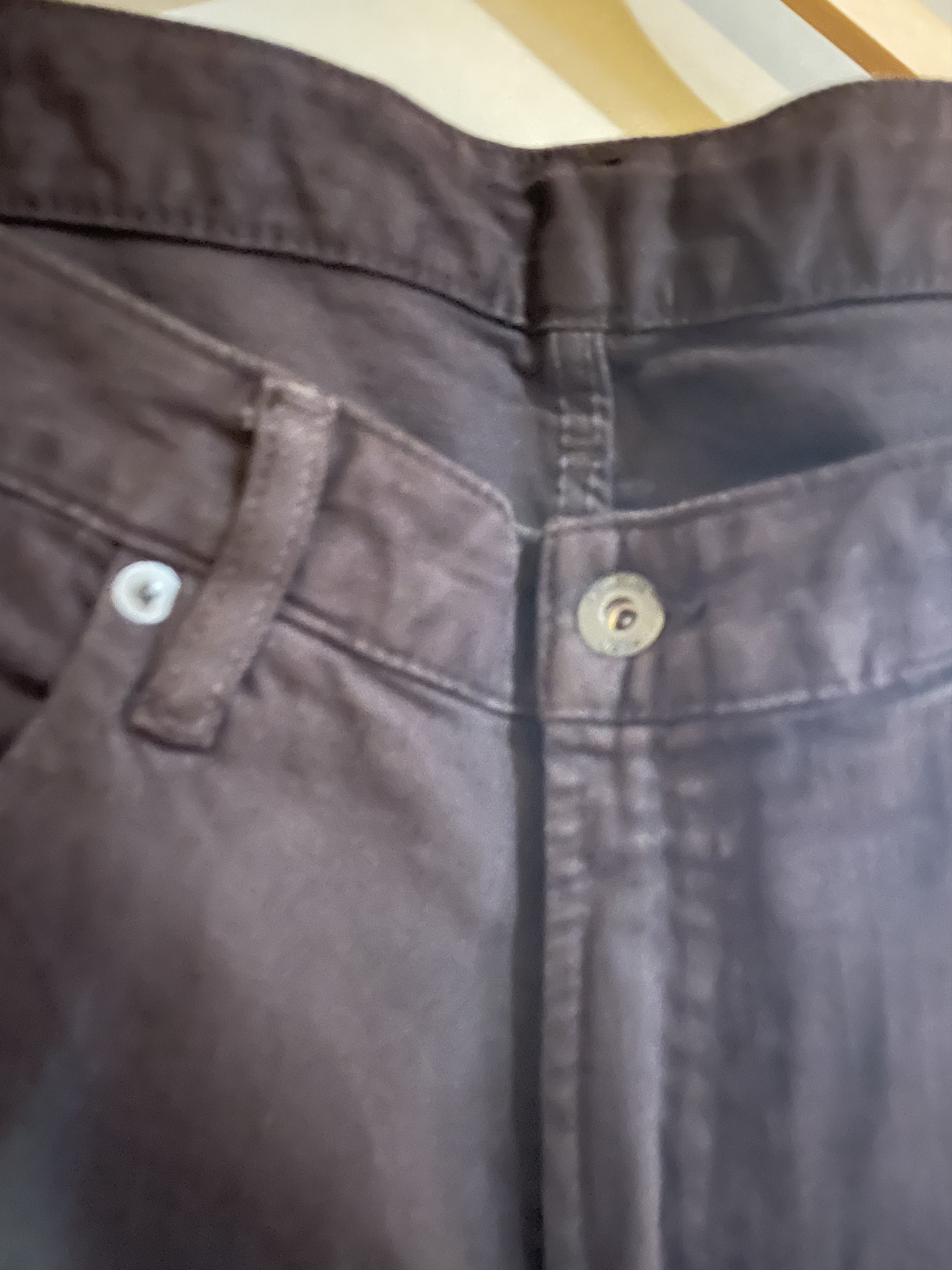 Bonobos Bonobos NYC Brown Denim Slim Pants, Men's 35x32 Size US 35 - 3 Thumbnail