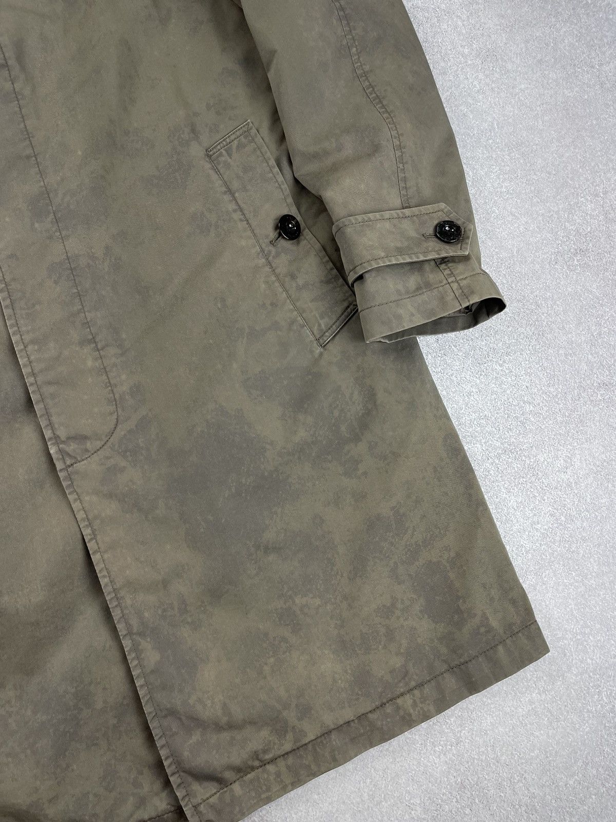 Burberry Burberry London Custom Tie Dye Trench Coat Jacket Size 46R Size US M / EU 48-50 / 2 - 2 Thumbnail