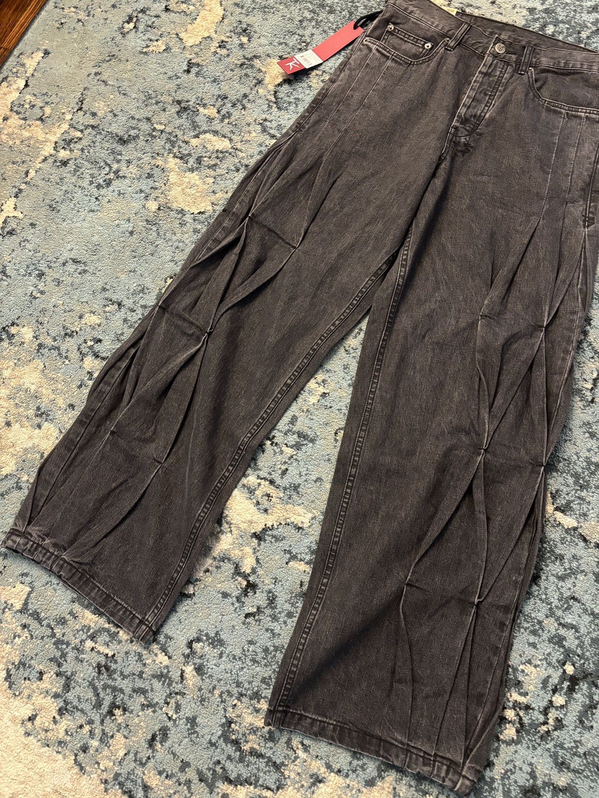 Ksubi Ksubj MAXX Accordion Black Pants Size 29 Brand New Size US 29 - 3 Thumbnail