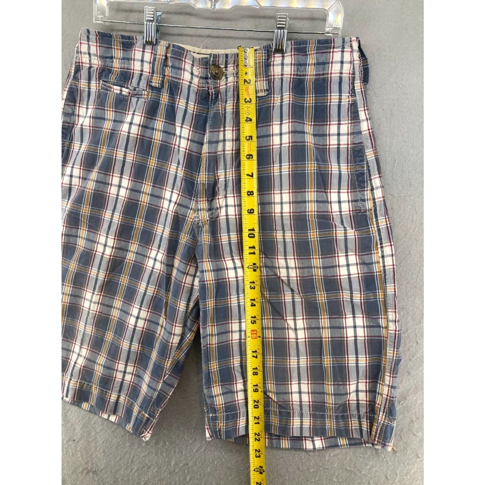 American Eagle Outfitters American Eagle Outfitters Shorts Mens 30 Blue Plaid 10'' Preppy Summer Size US 30 / EU 46 - 3 Thumbnail