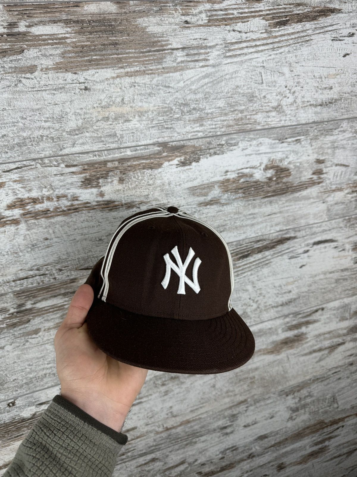 New Era × Vintage Mens Vintage New Era cap brown bags snapback streetwear y2k Size ONE SIZE - 2 Thumbnail