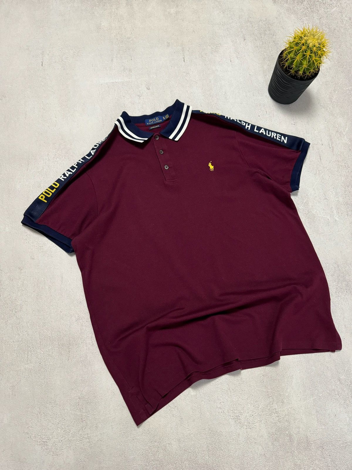 Polo Ralph Lauren × Vintage Polo Ralph Lauren Polo T Shirt Rugby Big Logo Mens XL Size Size US XL / EU 56 / 4 - 1 Thumbnail
