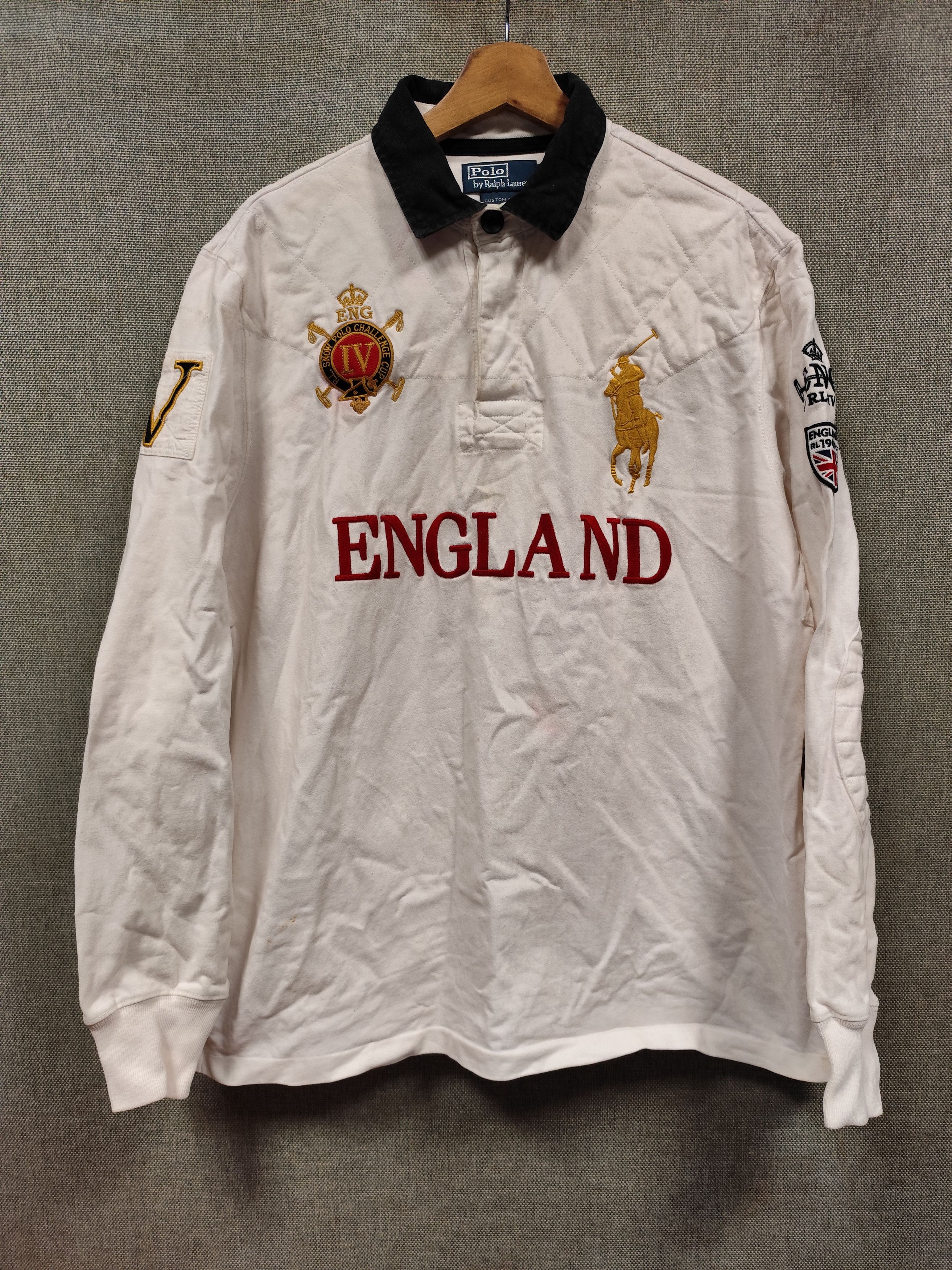 Polo Ralph Lauren Vintage rugby shirt ralph lauren england Size US M / EU 48-50 / 2 - 1 Thumbnail
