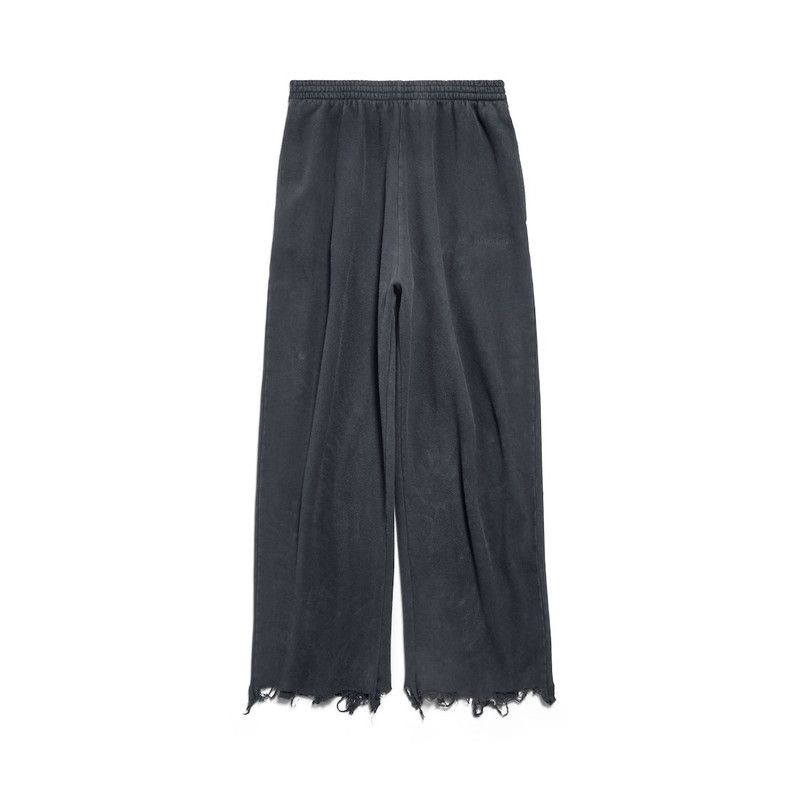 Balenciaga o1tr1nto0526 Nail Polish Cropped Sweatpants & Joggers Black Size US 26 / EU 42 - 1 Thumbnail