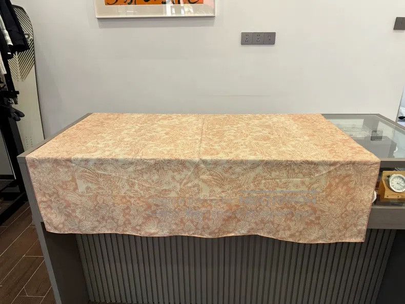 Loro Piana size 120*120cm All-over pink floral logo mulberr