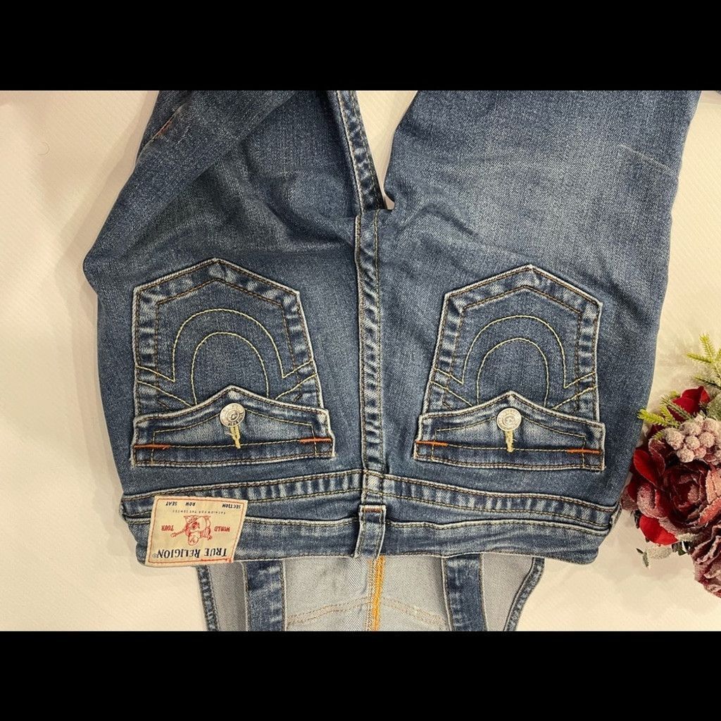 True Religion True Religion Hall Mid Capri Blue Jeans Overall Size S Size US 30 / EU 46 - 7 Thumbnail