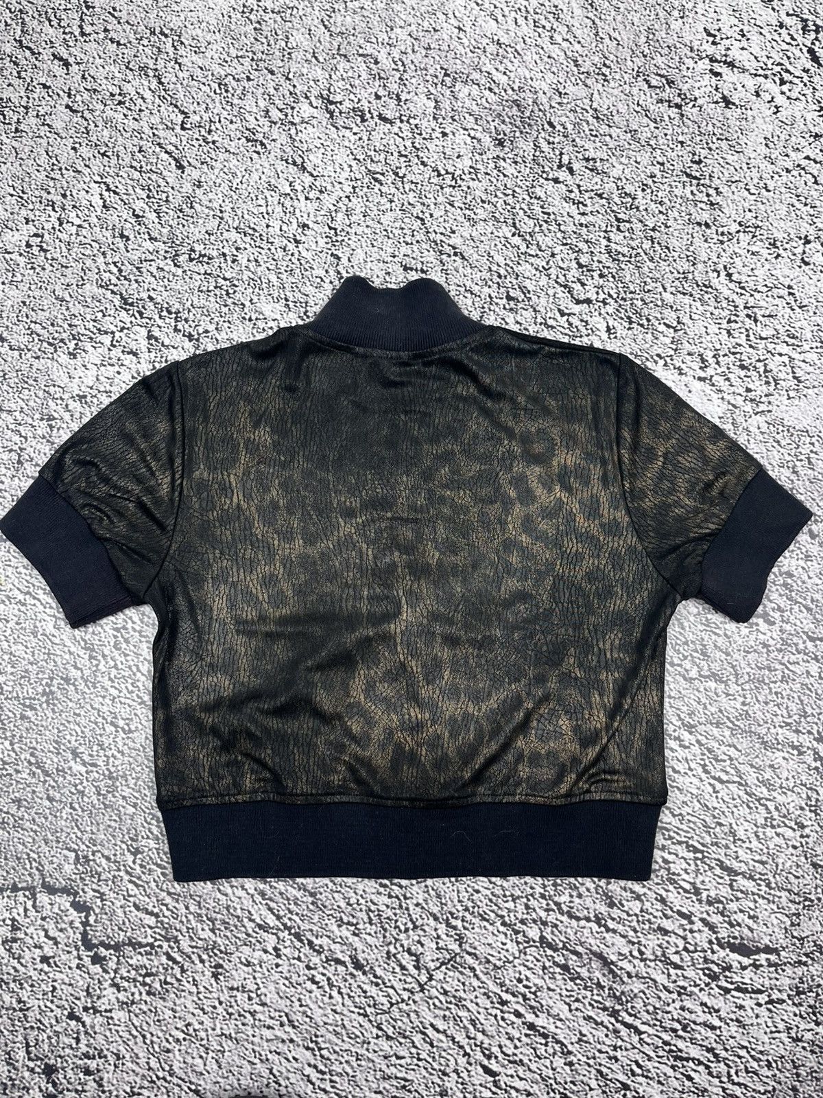 Japanese Brand Vintage Leopard Pattern Zip Up Cropped Glamour jacket Size M / US 6-8 / IT 42-44 - 6 Thumbnail