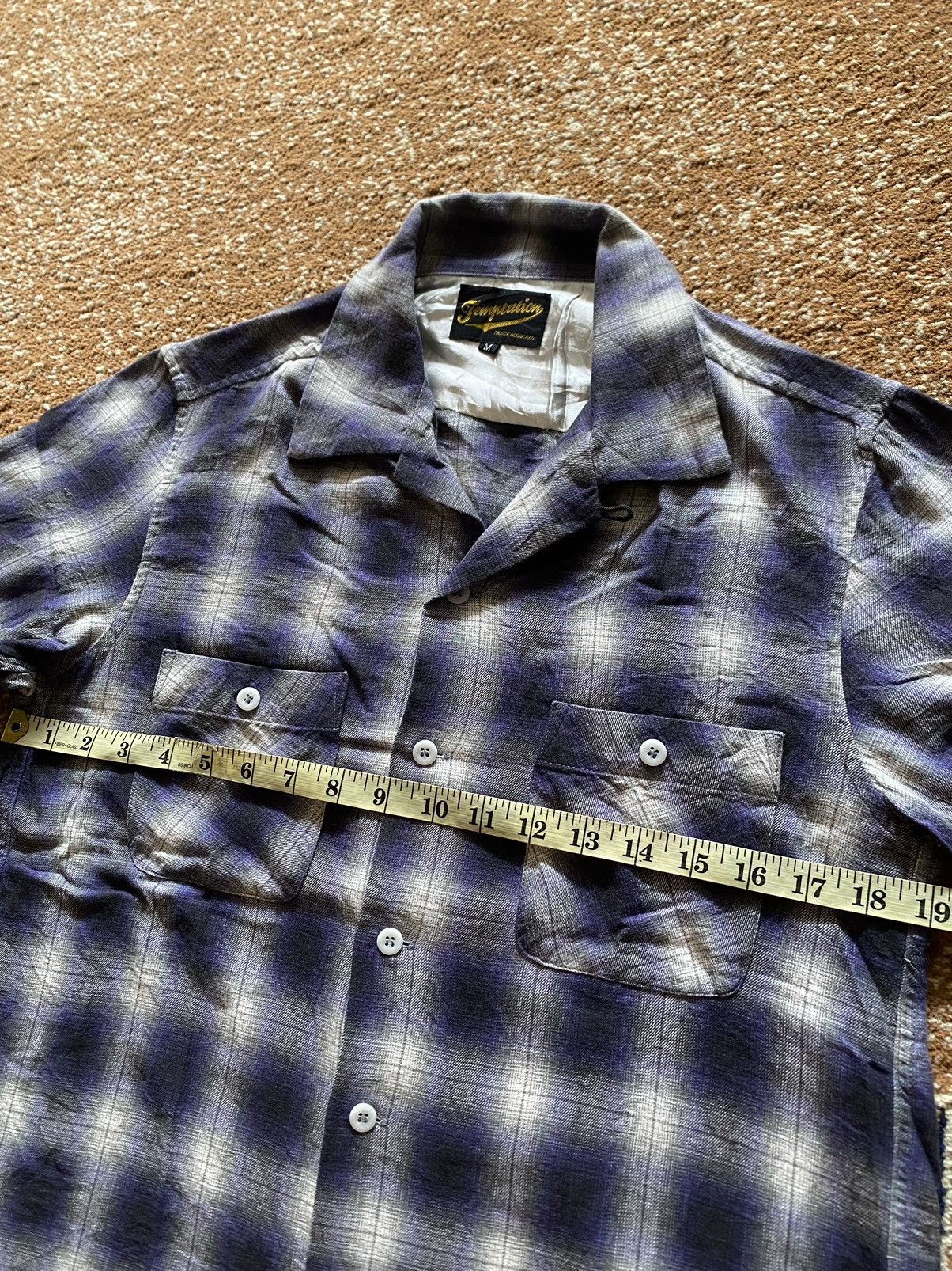 Japanese Brand Temptation plaid button shirt Size US M / EU 48-50 / 2 - 6 Thumbnail