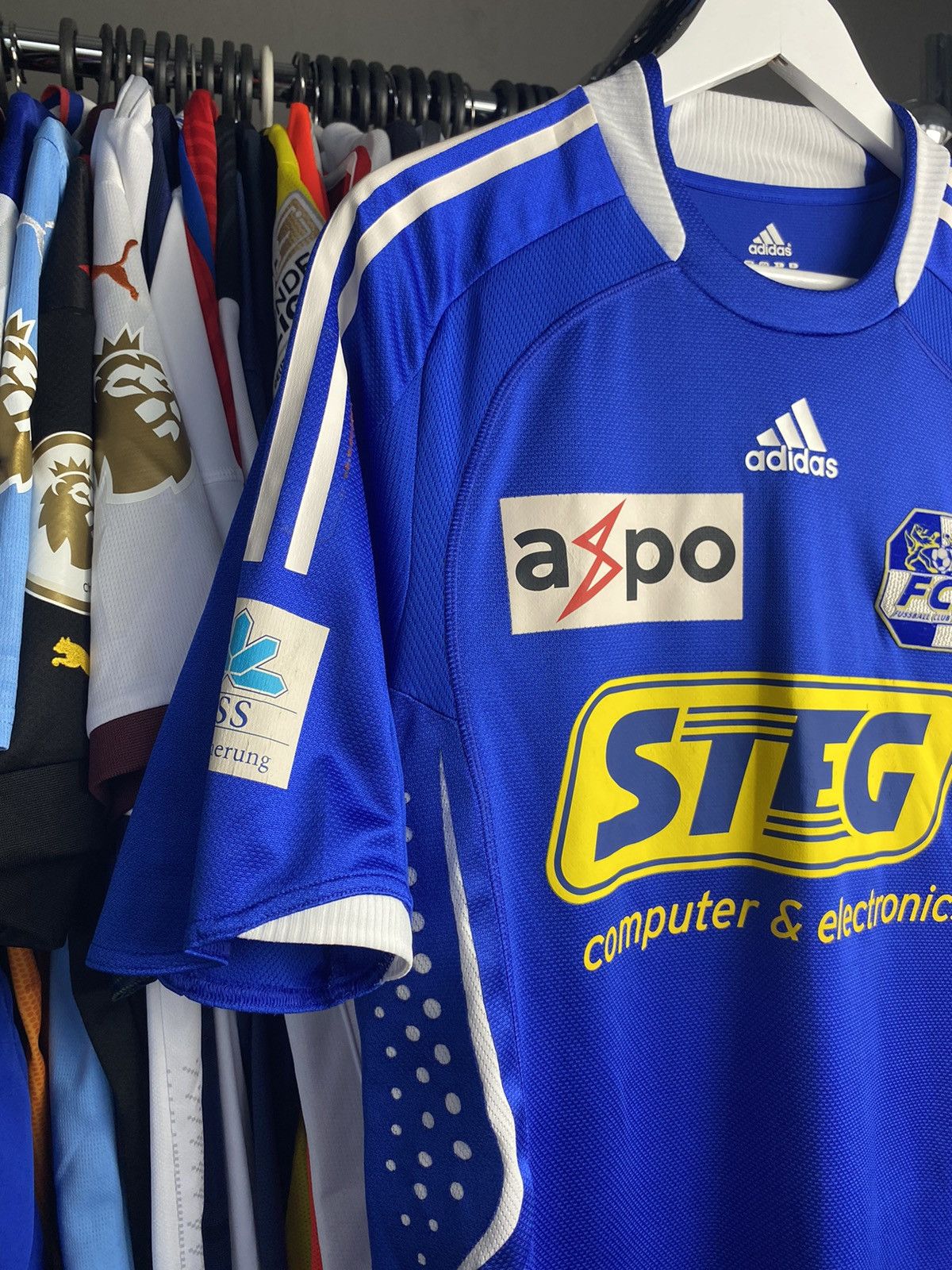 Adidas 2008/09 ADIDAS LUZERN #4 KIBEBS SOCCER FOOTBALL JERSEY SHIRT Size US L / EU 52-54 / 3 - 3 Thumbnail