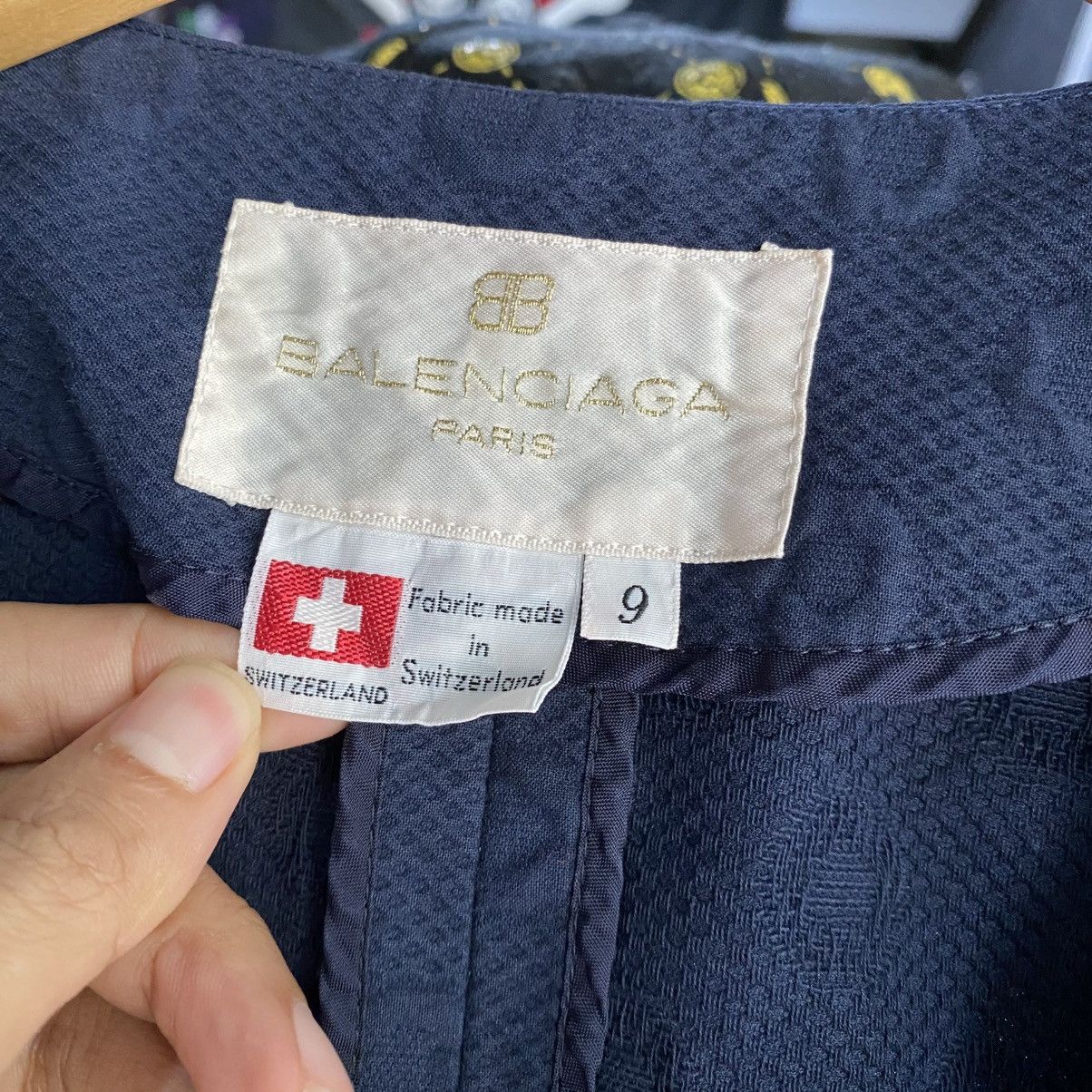 Balenciaga Balenciaga Swiss Fabric Monogram Jacquard Waistcoat Heritage Size M / US 6-8 / IT 42-44 - 8 Thumbnail