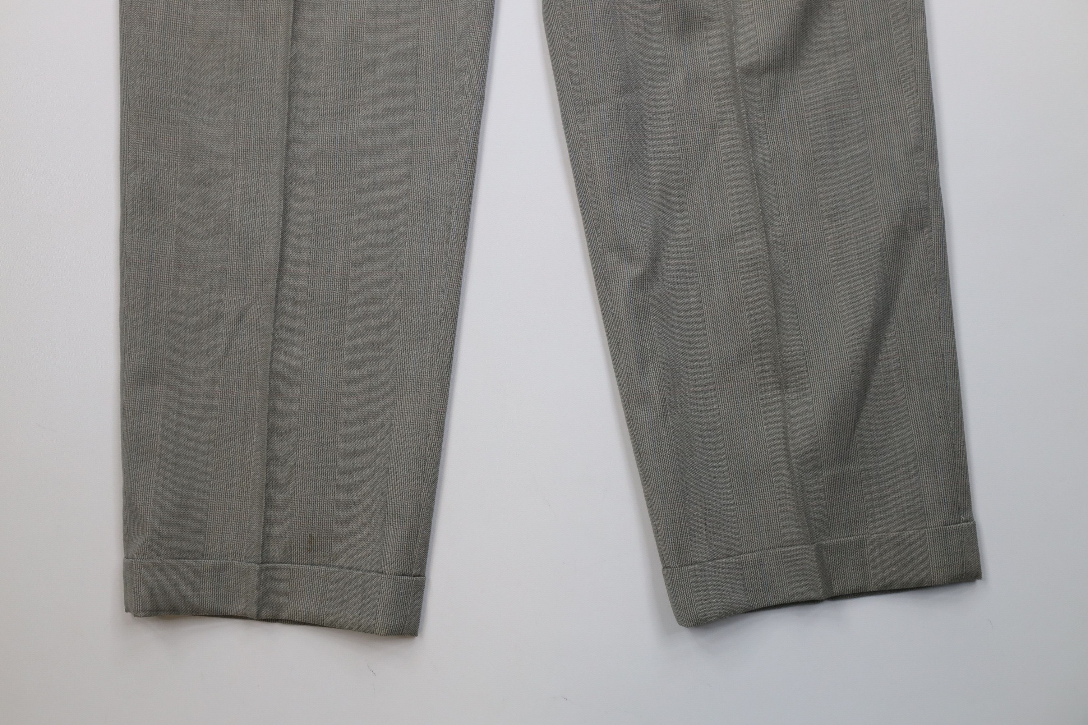 Christian Dior Monsieur Vintage 70s Christian Dior Houndstooth Plaid Chino Pants USA Size US 36 / EU 52 - 4 Thumbnail