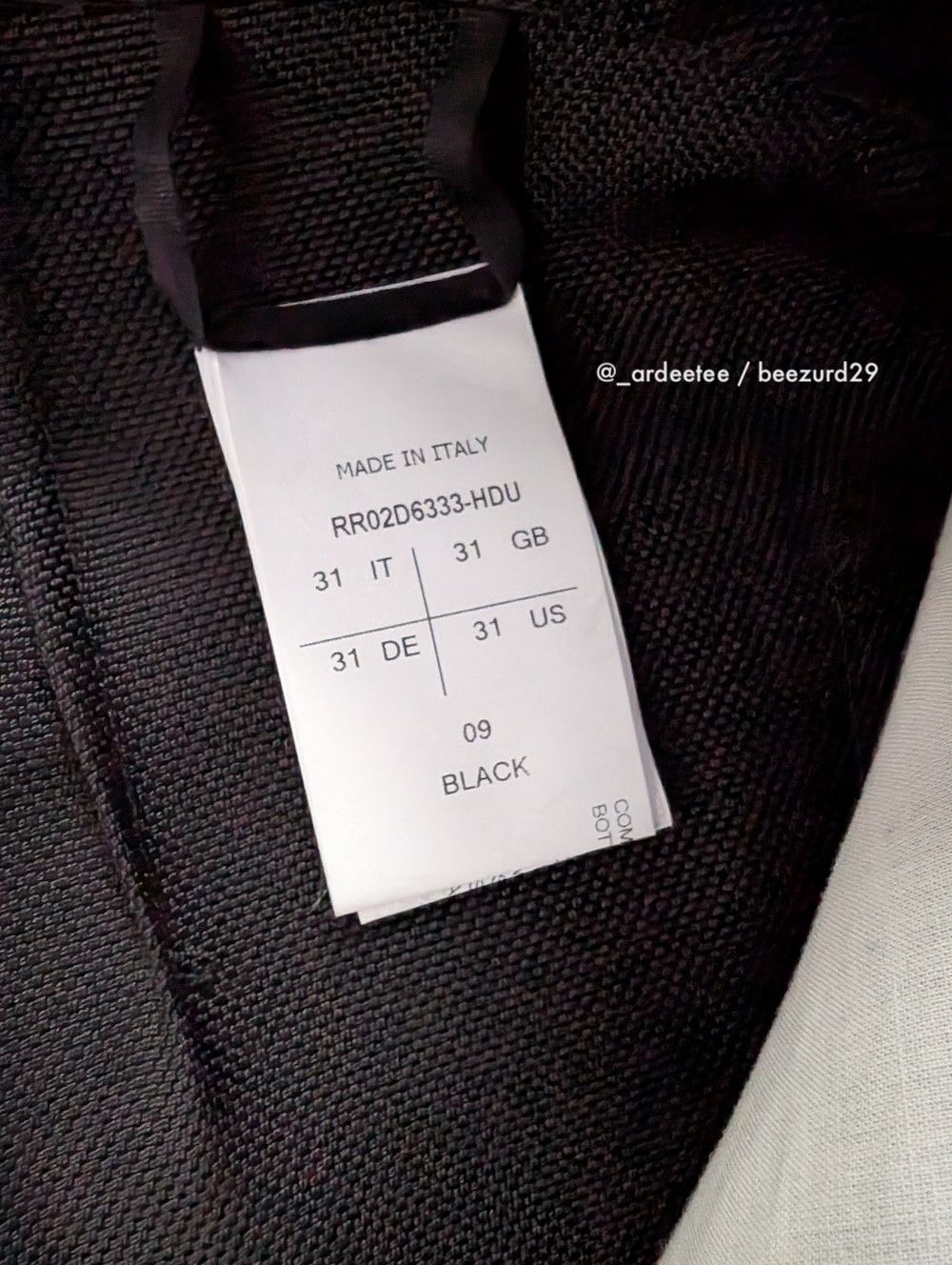 Rick Owens 💥SAMPLE GETH CORDURA HDU JEANS WIDE LEG Size US 31 - 9 Thumbnail