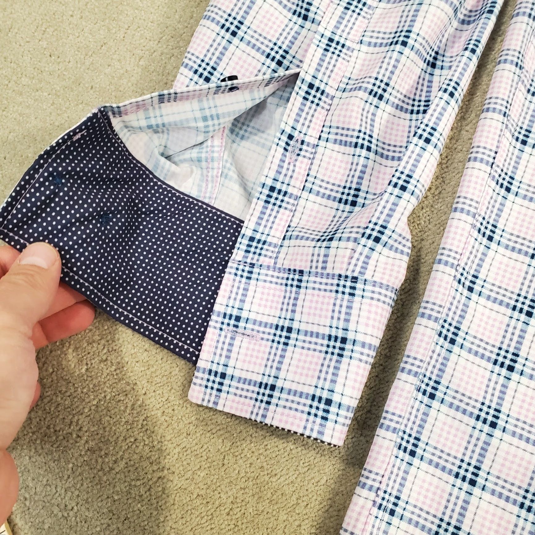 Vintage Con.Struct Shirt Mens 2XL White Plaid Button-Up 4 Way Stretch Casual Size US XXL / EU 58 / 5 - 3 Thumbnail