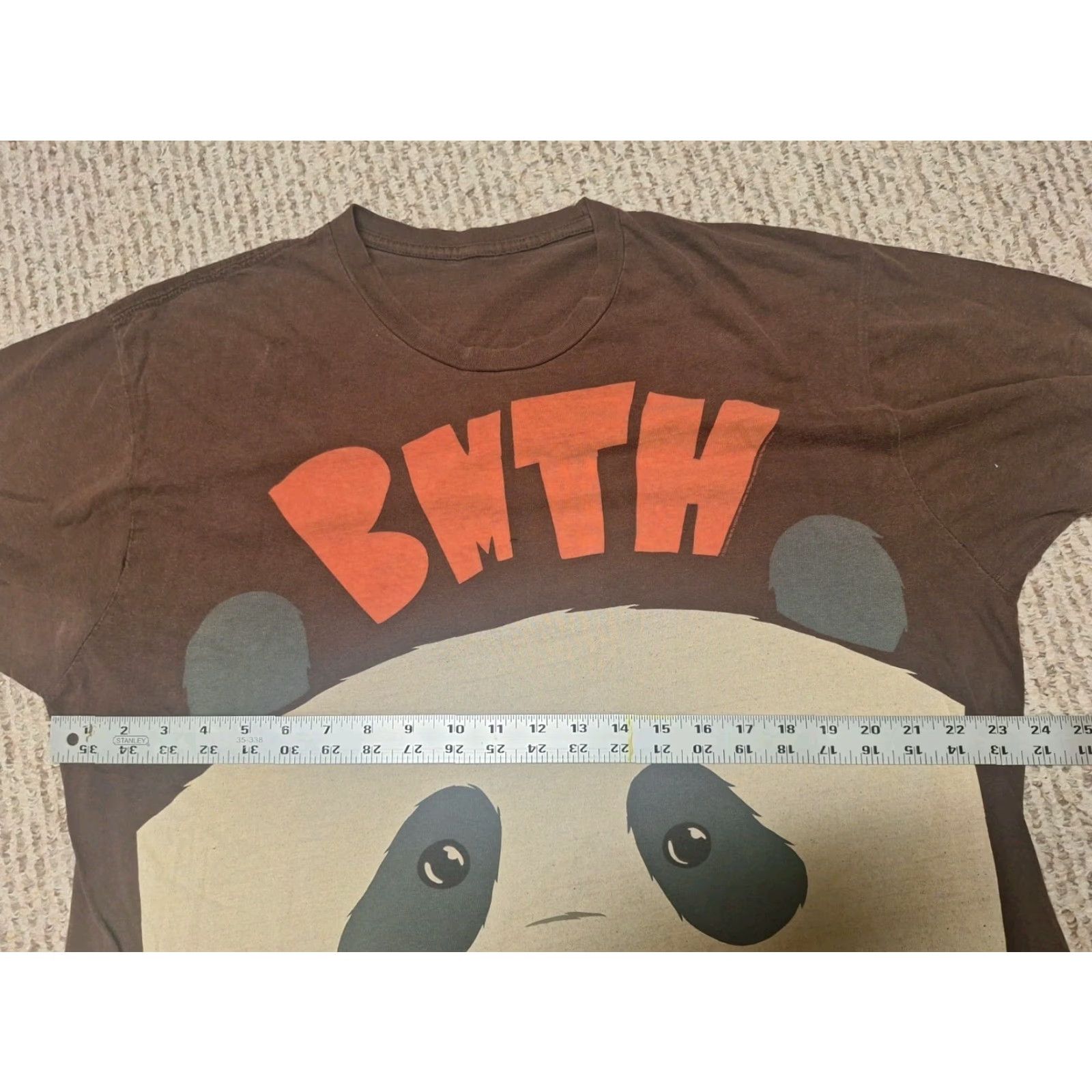 Vintage VTG BMTH Bring Me The Horizon T-Shirt Cartoon Panda Milkshake Brown L/XL Unbranded Unisex Adults Boys/Mens Size US L / EU 52-54 / 3 - 4 Thumbnail