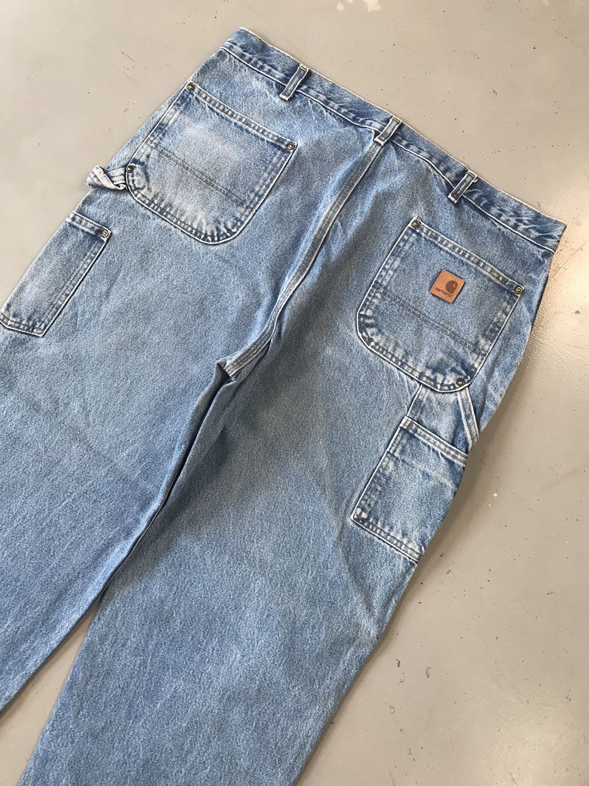 Carhartt × Vintage Vintage Carharttt b01 Des double knee denim Size US 42 / EU 58 - 11 Thumbnail