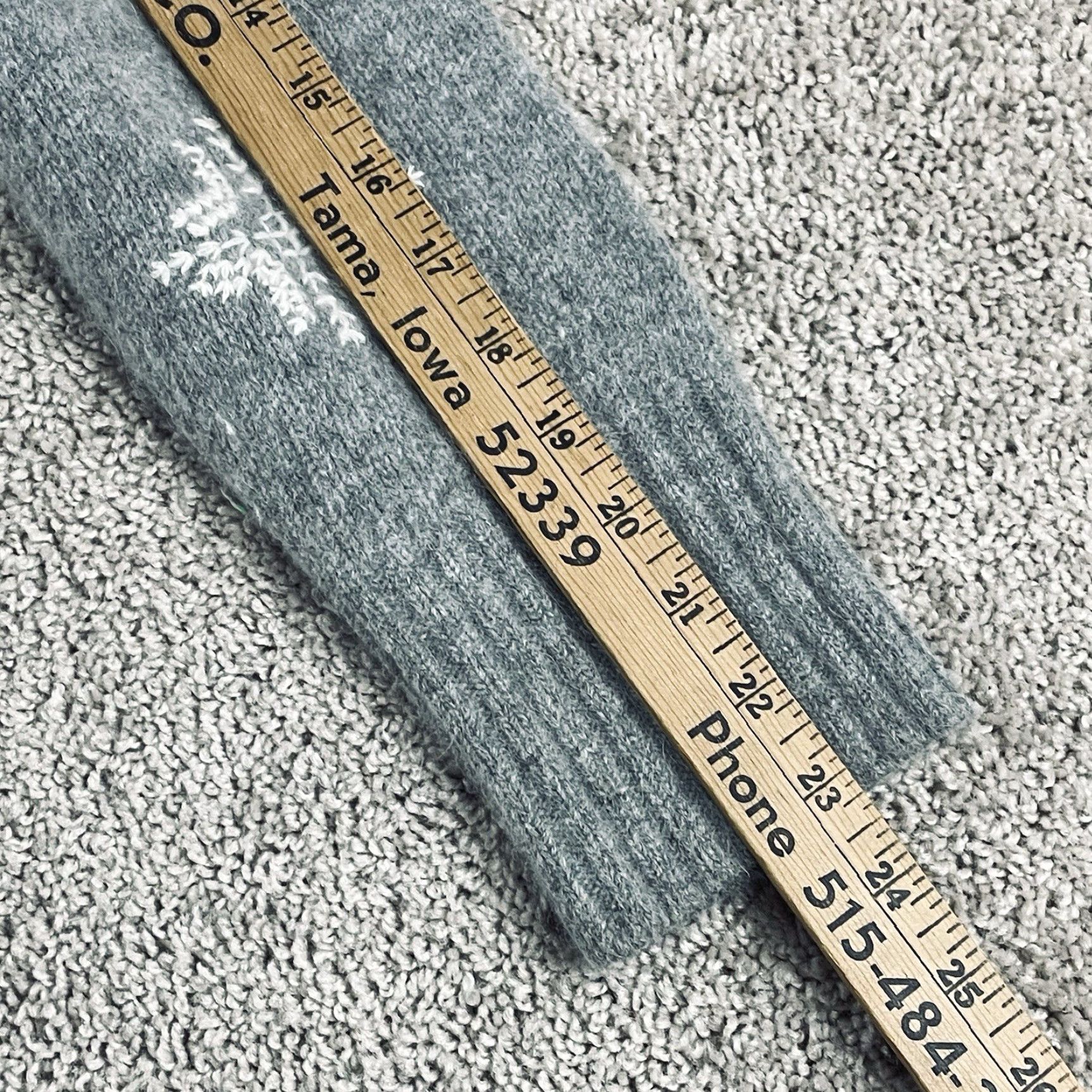 Vintage VINTAGE Garnet Hill Sweater Womens Large Gray Wool Angora Quiet Luxury Ski Full Zip E214 Size L / US 10 / IT 46 - 5 Thumbnail