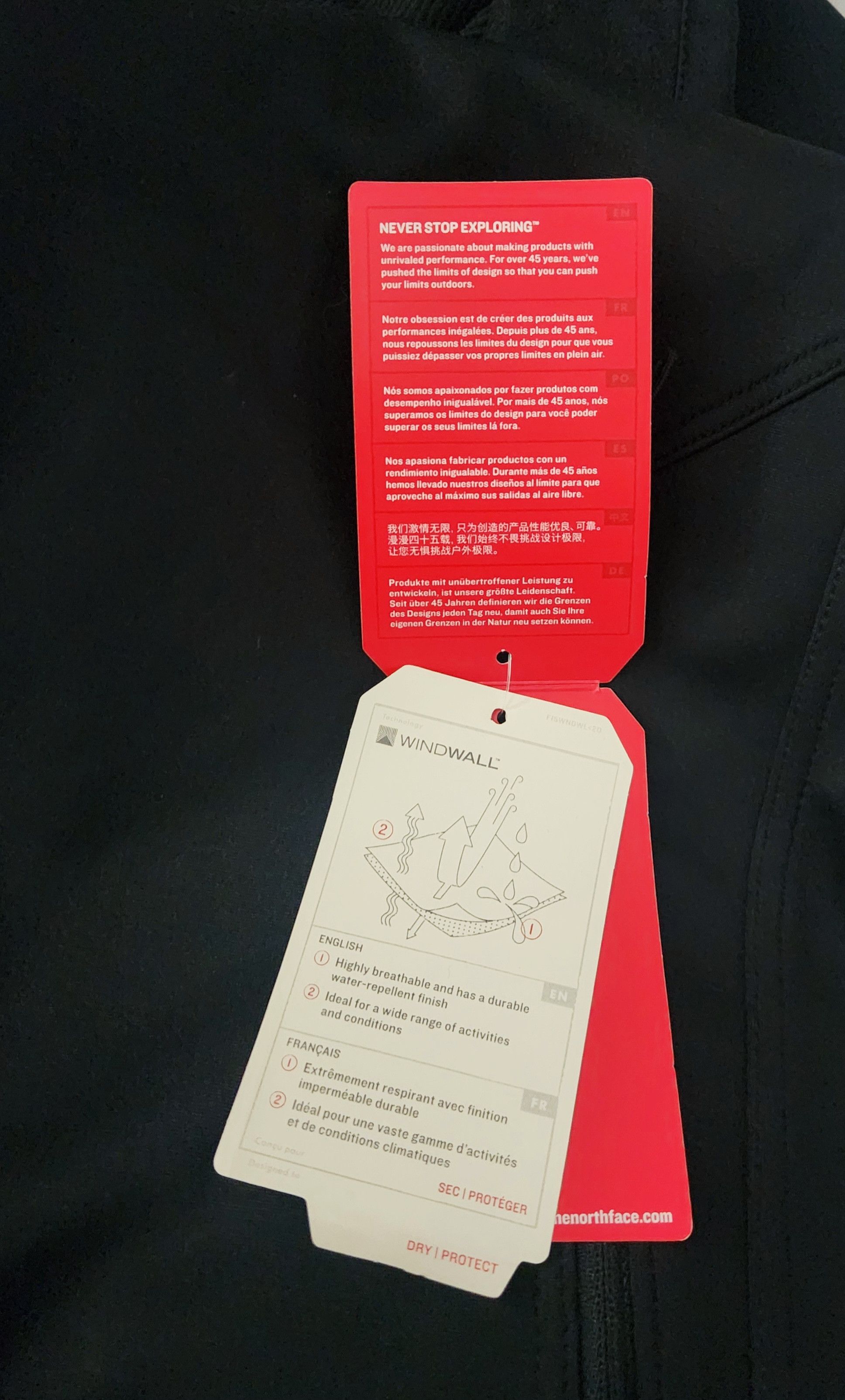 The North Face The North Face Vest Black Full Zip Windwall Jacket Medium Size US M / EU 48-50 / 2 - 12 Thumbnail