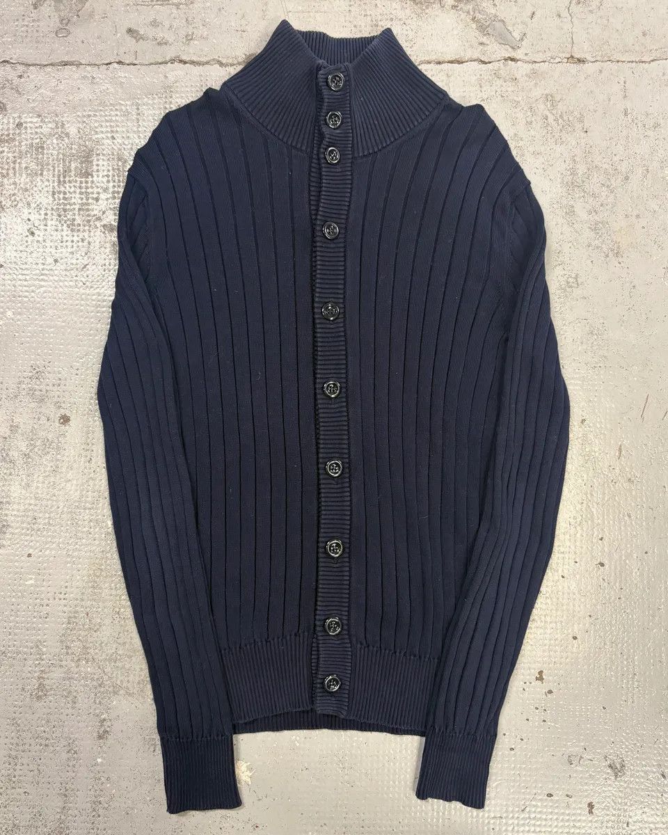 Dolce & Gabbana AW2006 Dolce & Gabbana Navy Buttoned Wool Sweater Size US M / EU 48-50 / 2 - 1 Thumbnail