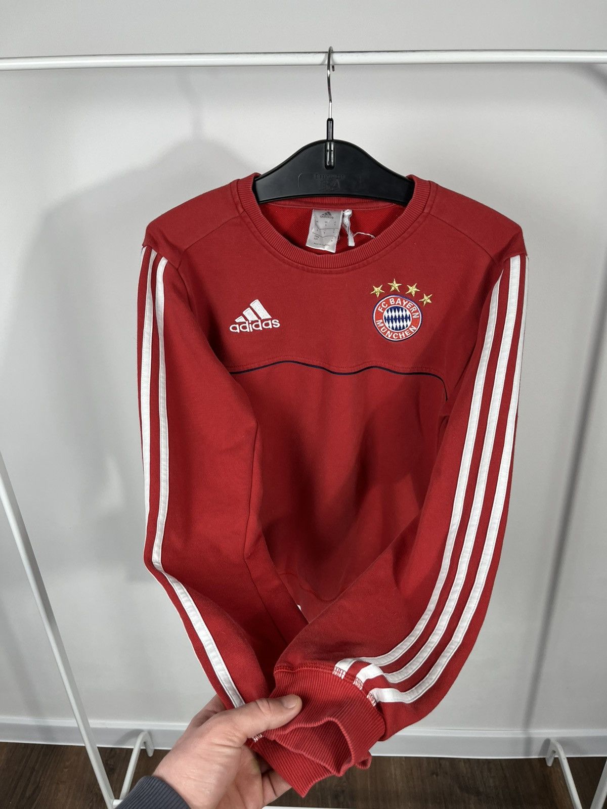 Adidas Adidas FC Bayern Munich Red Sweatshirt S Size US S / EU 44-46 / 1 - 9 Thumbnail