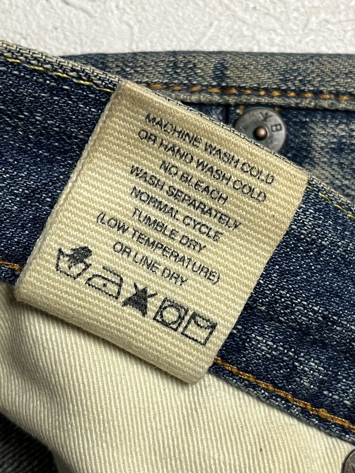 Evisu Evisu Paris Embroidered Dust-Wash Jeans Size US 32 / EU 48 - 7 Thumbnail