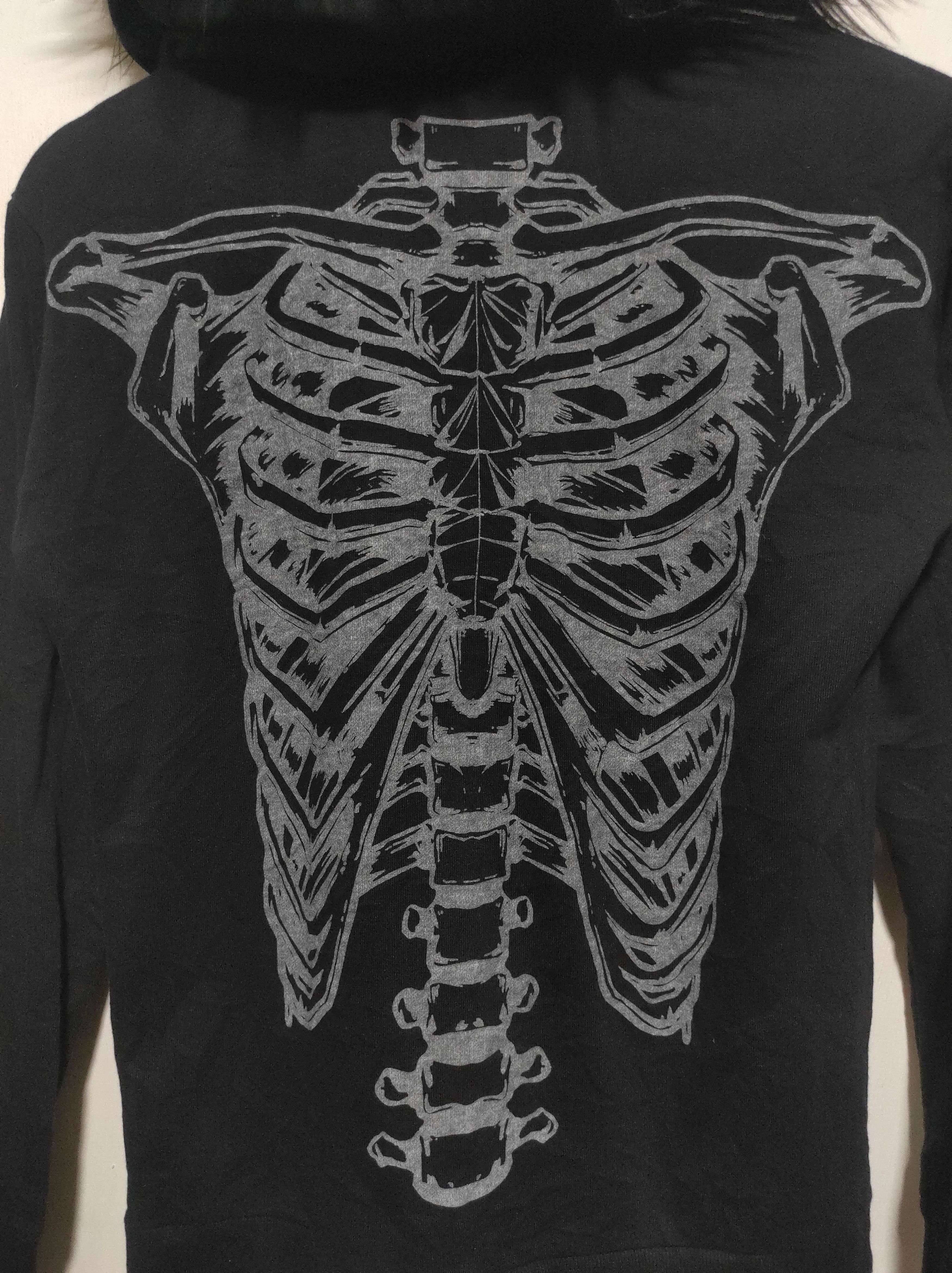 Le Grande Bleu (L.G.B.) Glad News Skull studed Zip Fur Hoodie LGB IfSixWasNine style Size US S / EU 44-46 / 1 - 14 Thumbnail