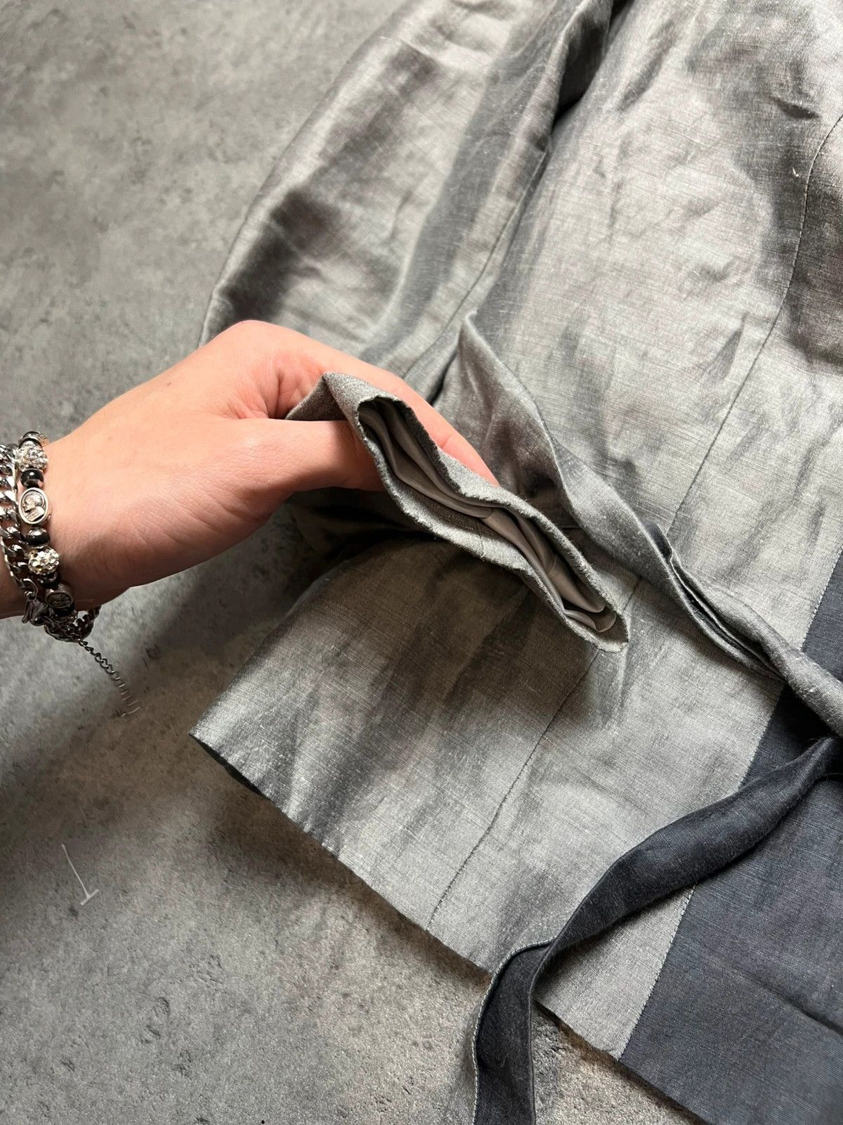 Kenzo Light Kenzo jungle linen and silk blazer Size M / US 6-8 / IT 42-44 - 3 Thumbnail