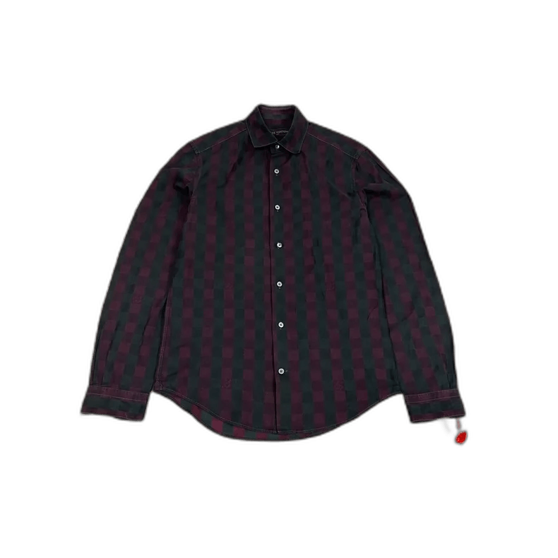 Louis Vuitton Louis Vuitton Long Sleeve Checkered Shirt-yf Size US S / EU 44-46 / 1 - 1 Thumbnail